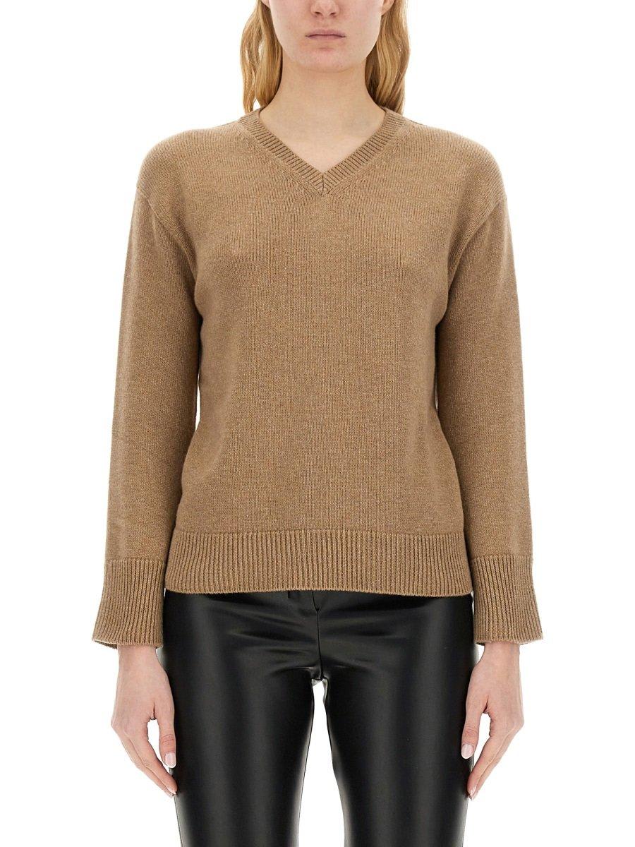 ' S Max Mara V领长袖毛衣