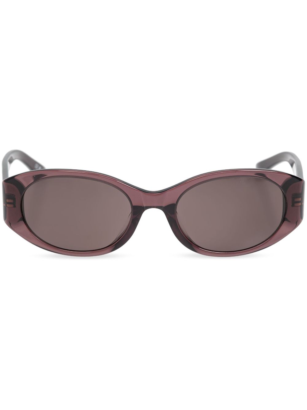 Balenciaga Eyewear logo印花太阳眼镜 - 紫色