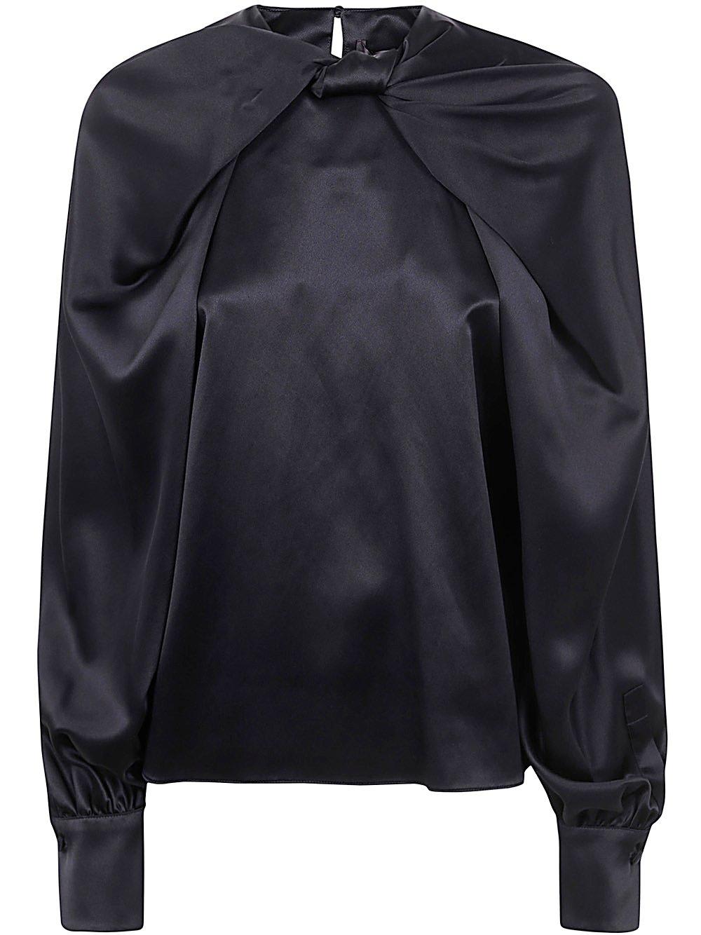 Max Mara Pianoforte Key Cross Detailed Shirt