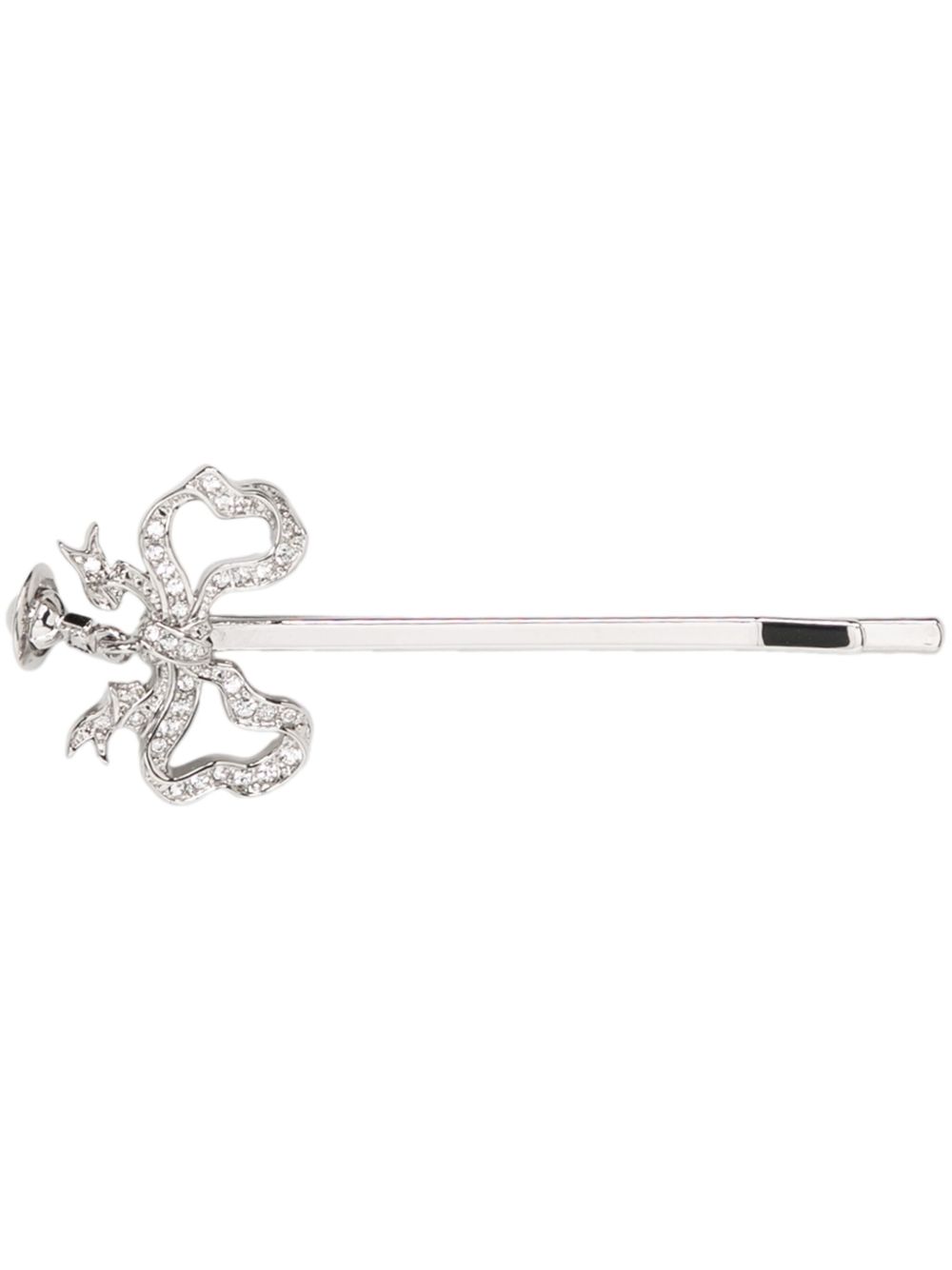 Vivienne Westwood Bow 发夹 - 银色