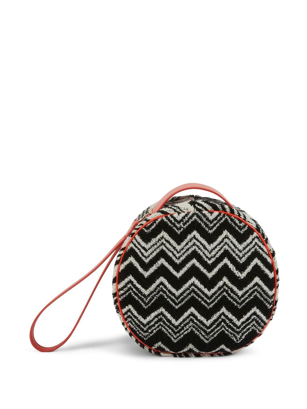 Missoni Home Keith 人字纹图案针织化妆包 - 黑色