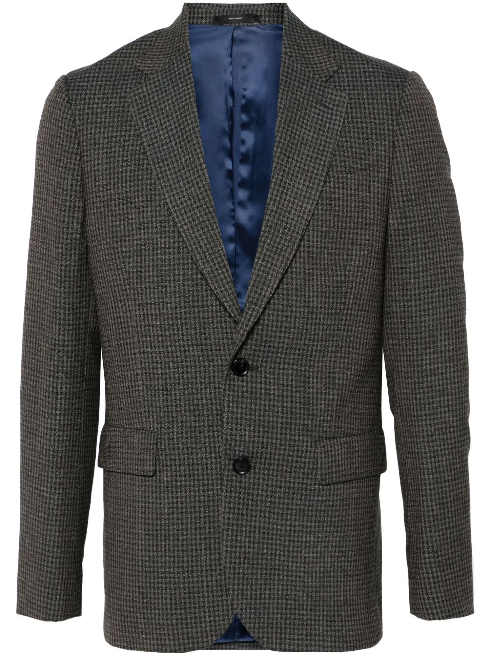 Paul Smith 格纹西装夹克 - 褐色