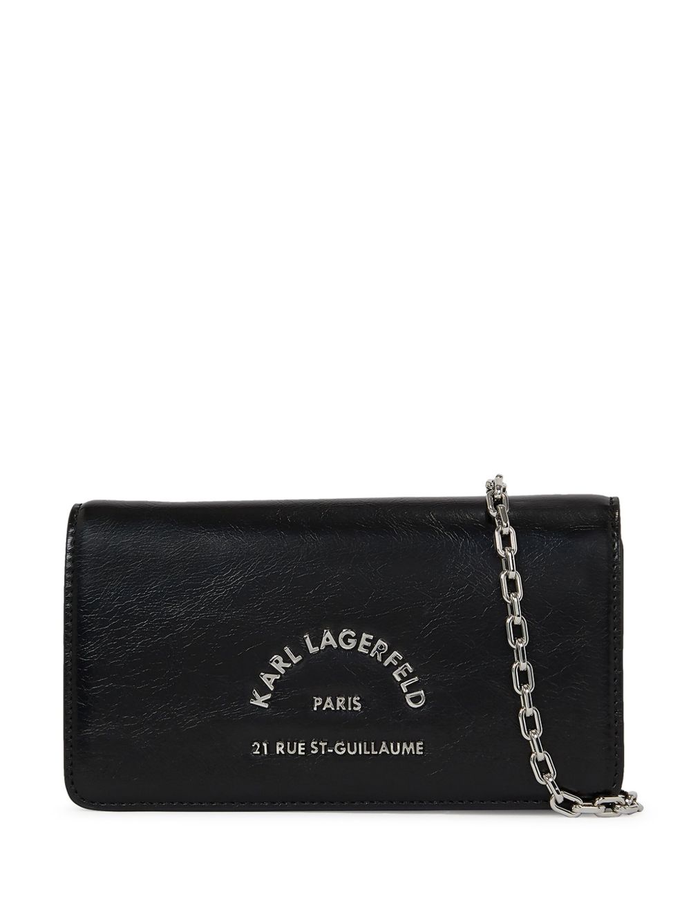 Karl Lagerfeld Rue St-Guillaume 单肩包 - 黑色