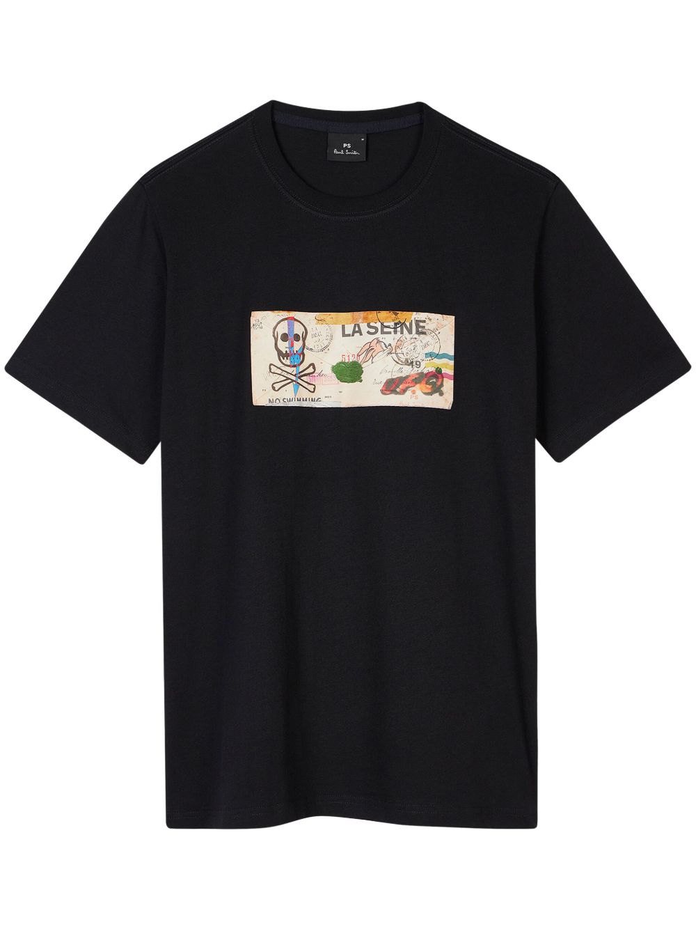PS Paul Smith La Seine Card T恤 - 黑色