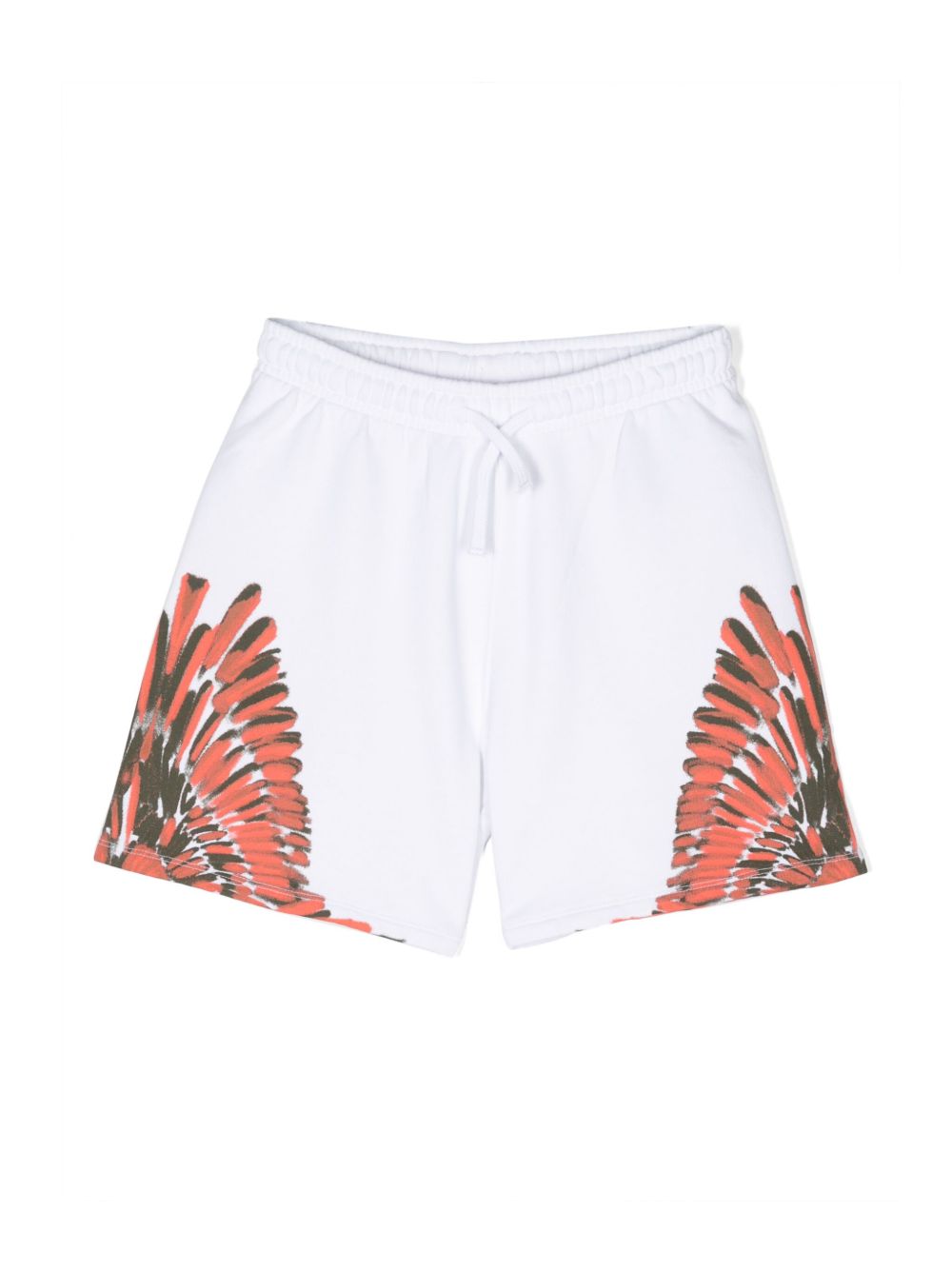 Marcelo Burlon County Of Milan Kids Wings 印花运动短裤 - 白色