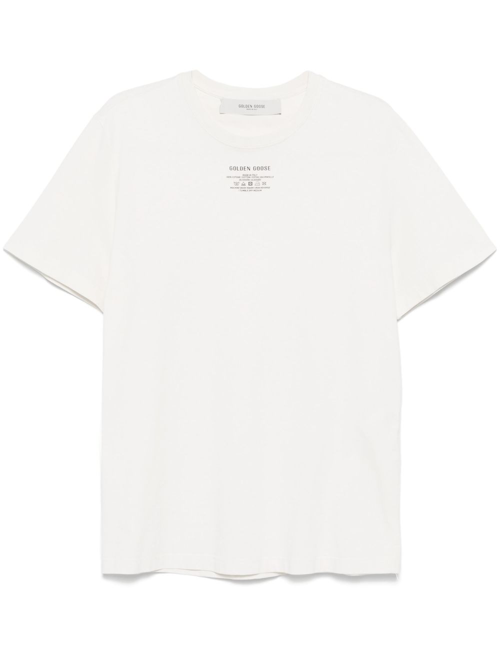 Golden Goose Worn-White T恤 - 白色