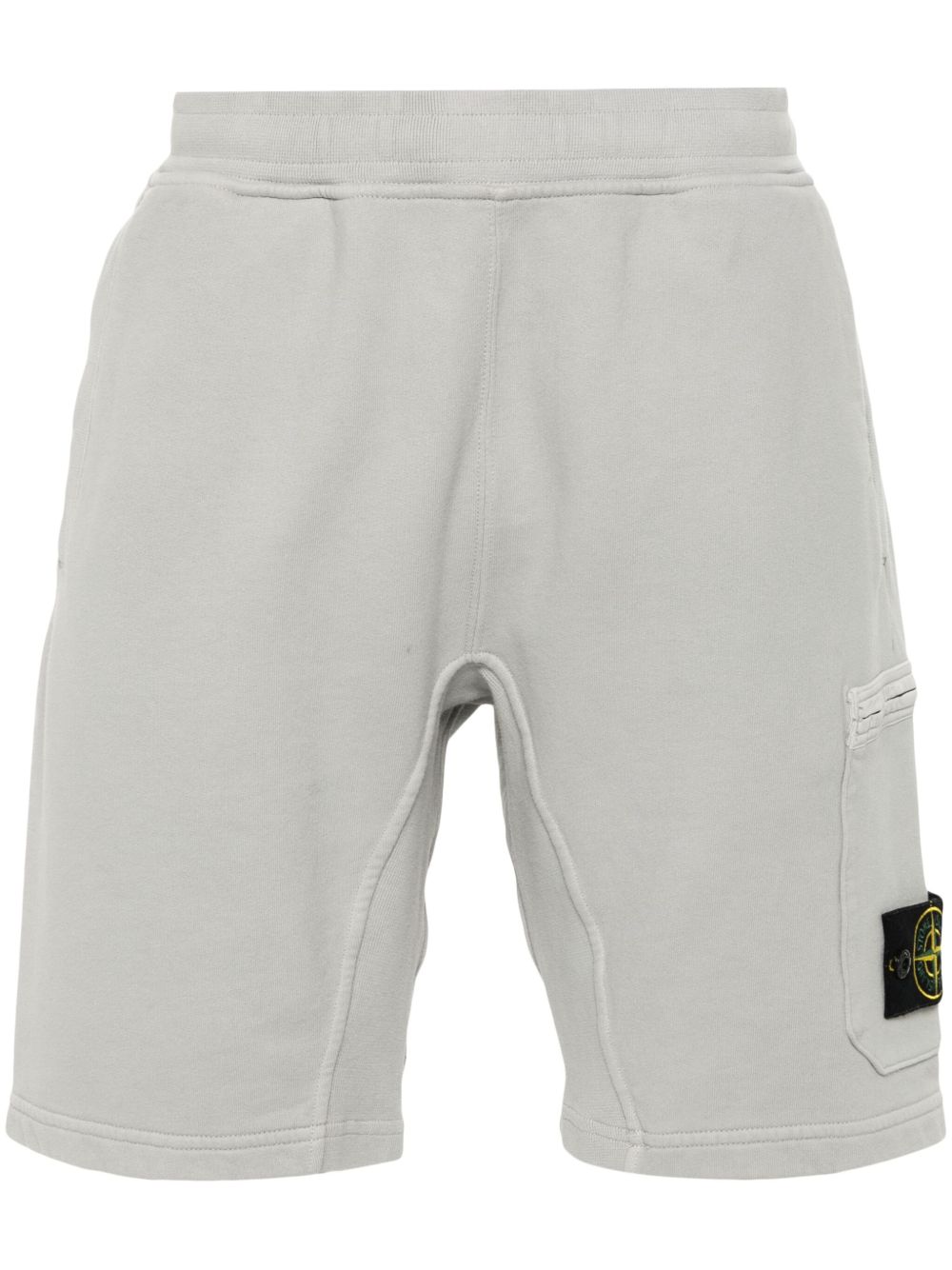Stone Island 罗盘贴花百慕大短裤 - 灰色