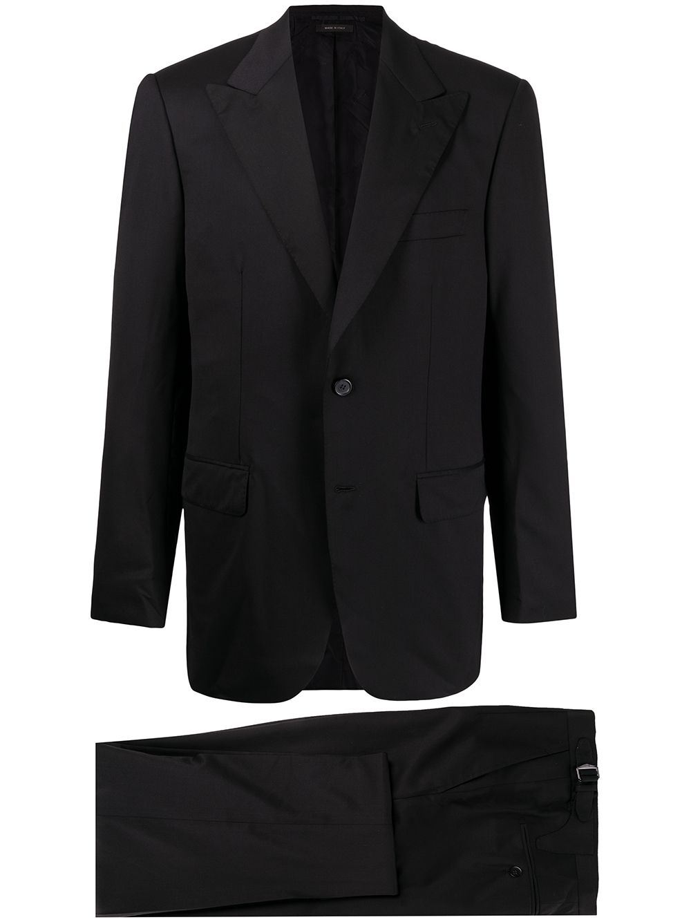 Brioni 单排扣西装夹克 - 黑色