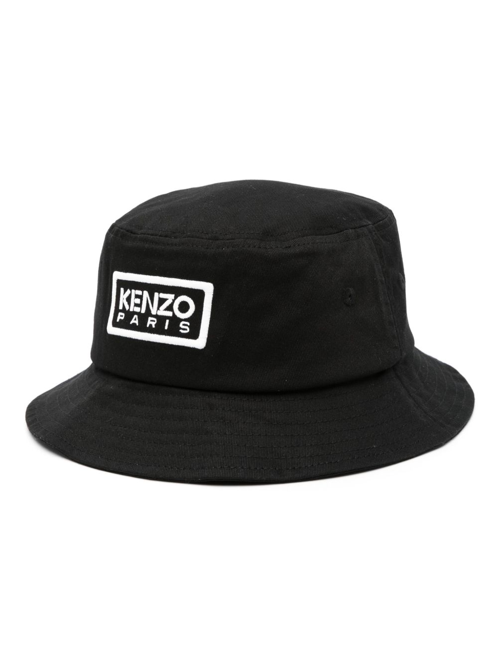 Kenzo logo刺绣渔夫帽 - 黑色