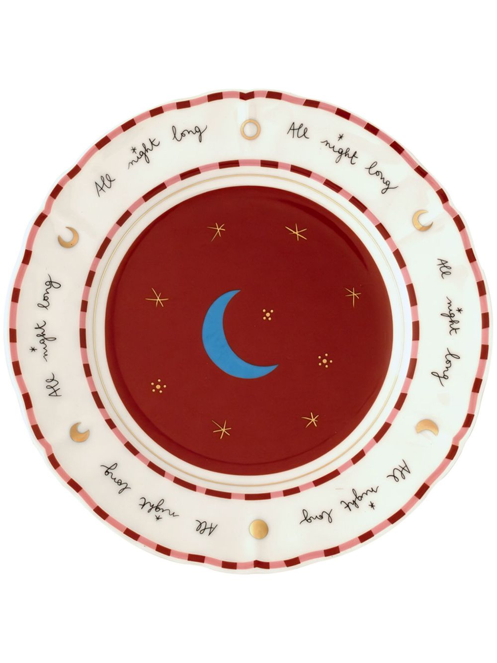 Bitossi Home Moon 陶瓷果盘（20.5厘米） - 红色