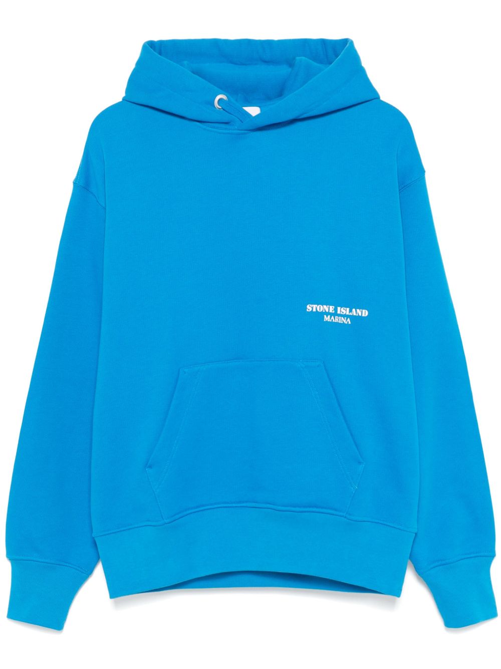 Stone Island 棉连帽衫 - 蓝色