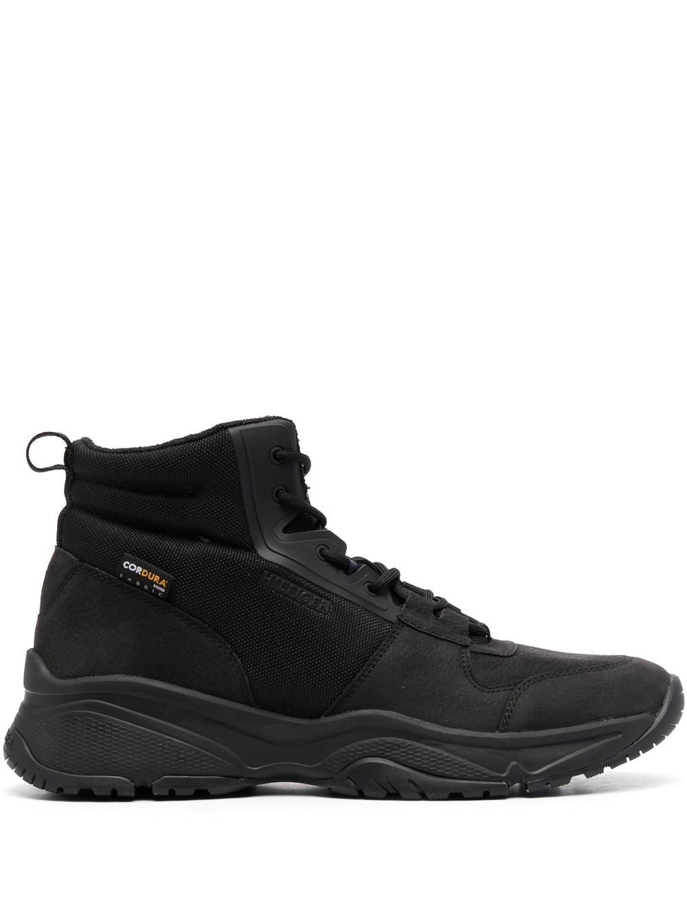 Tommy Hilfiger Cordura 系带及踝靴 - 黑色