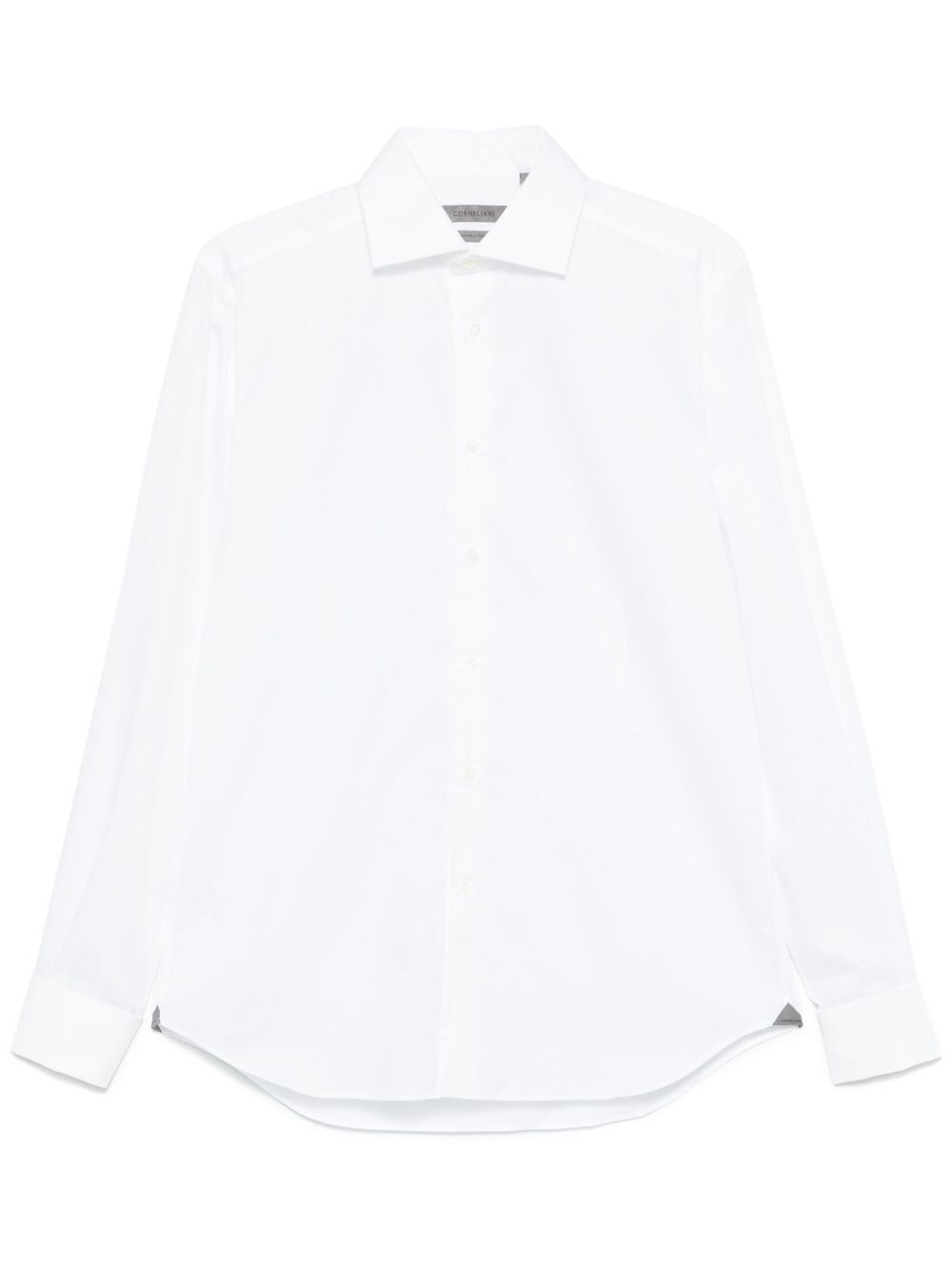 Corneliani 经典棉衬衫 - 白色