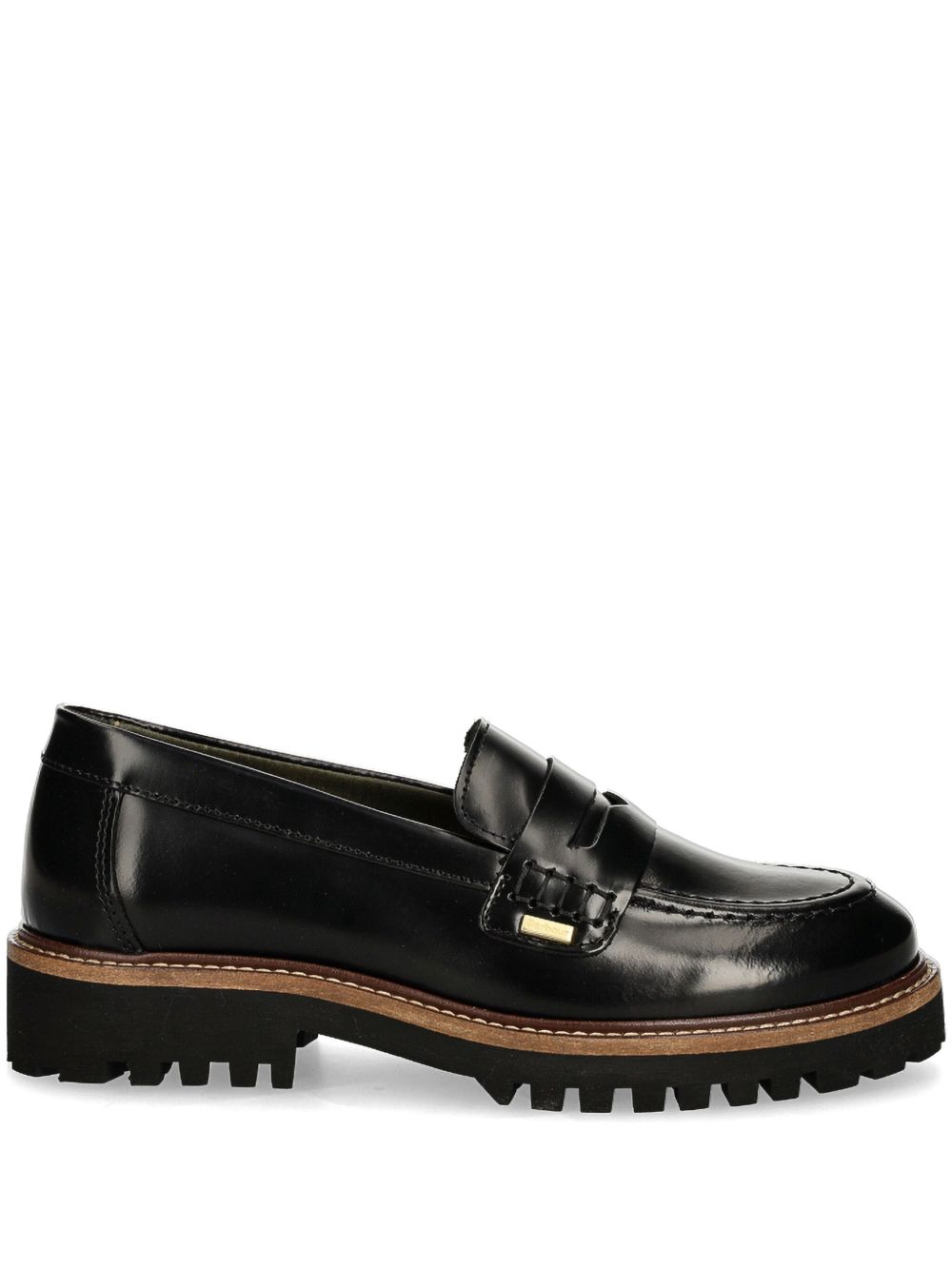 Barbour Ludlow 低跟乐福鞋（4厘米） - 黑色