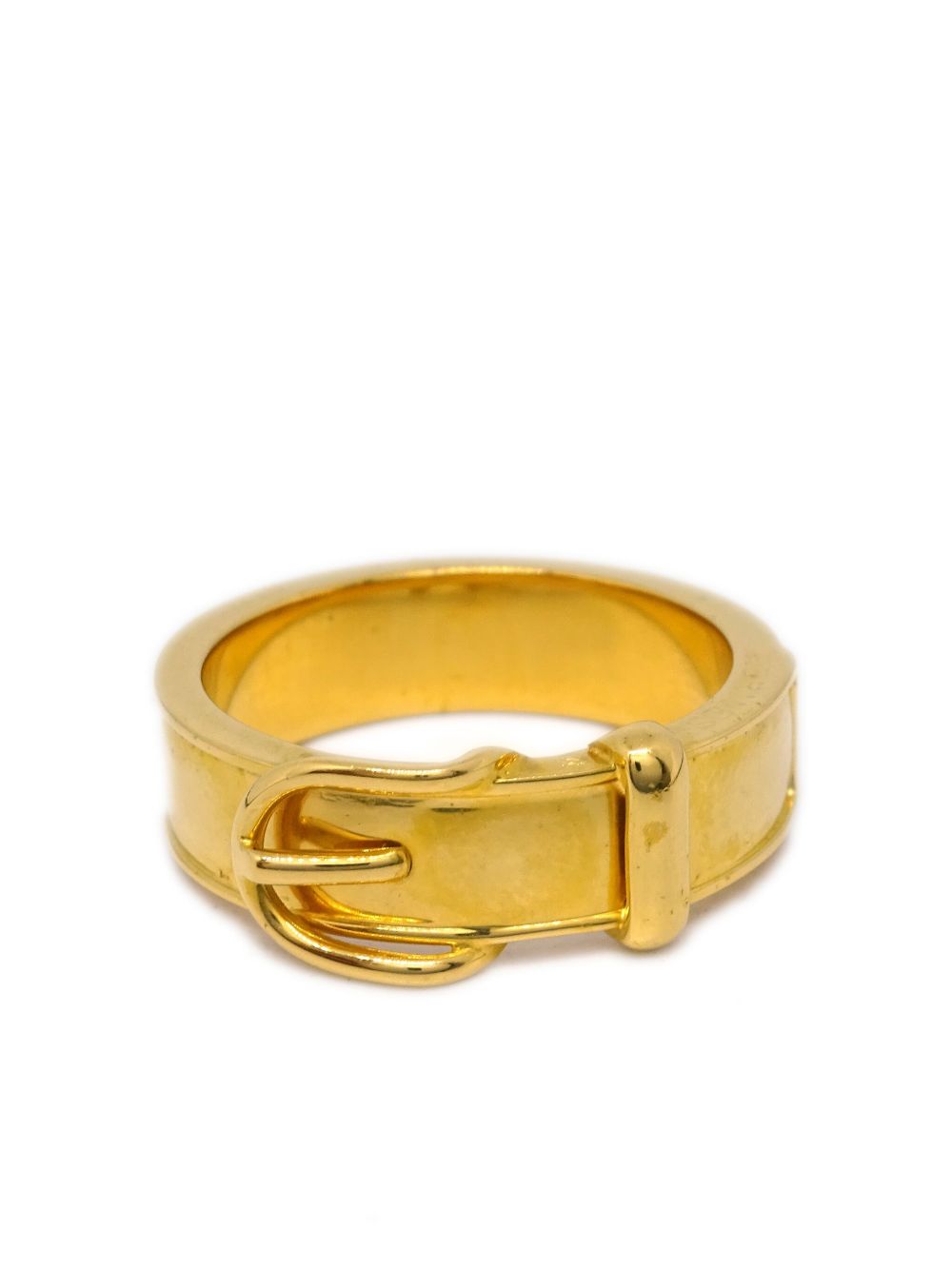 Hermès Pre-Owned 围巾戒指（1990-2000年代典藏款） - 金色