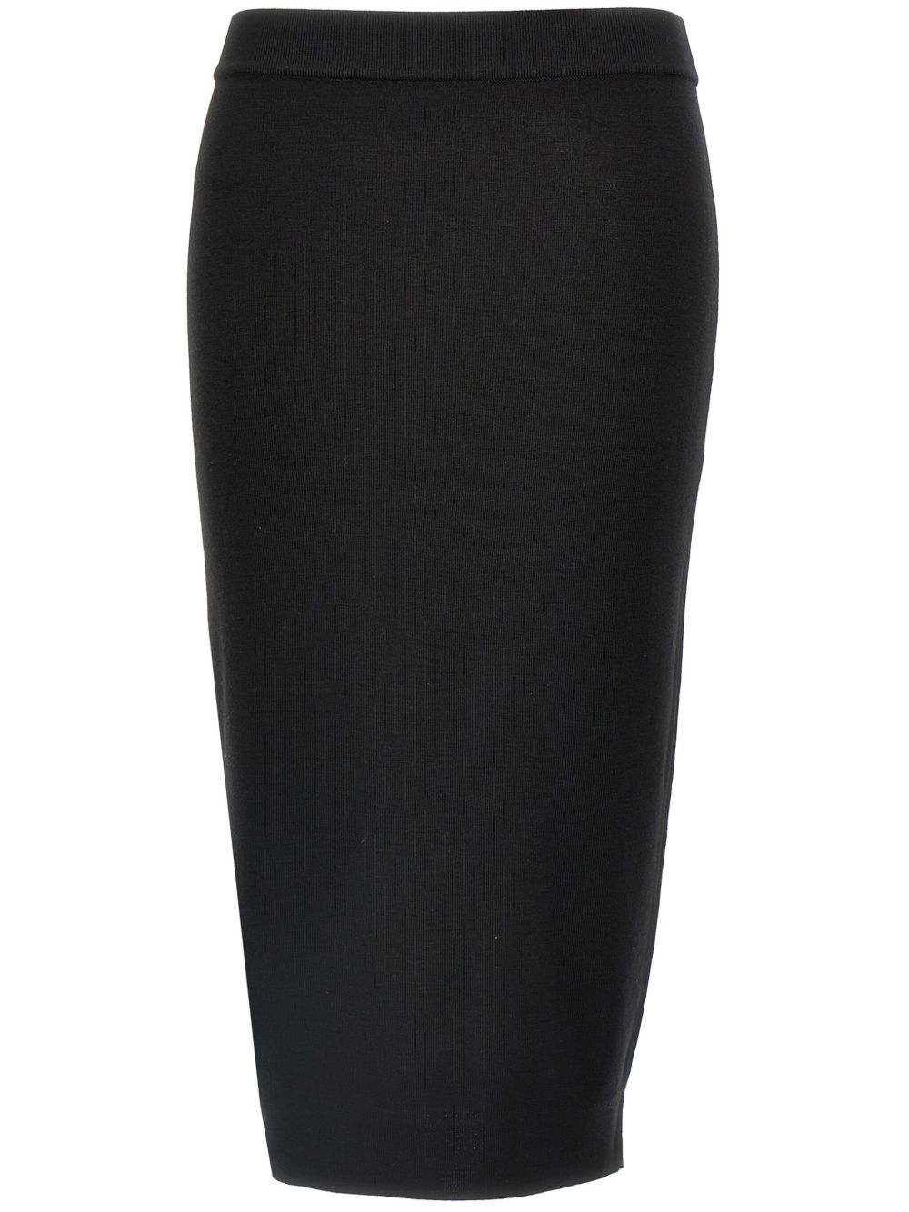 Saint Laurent Mila 铅笔半身裙 - 黑色
