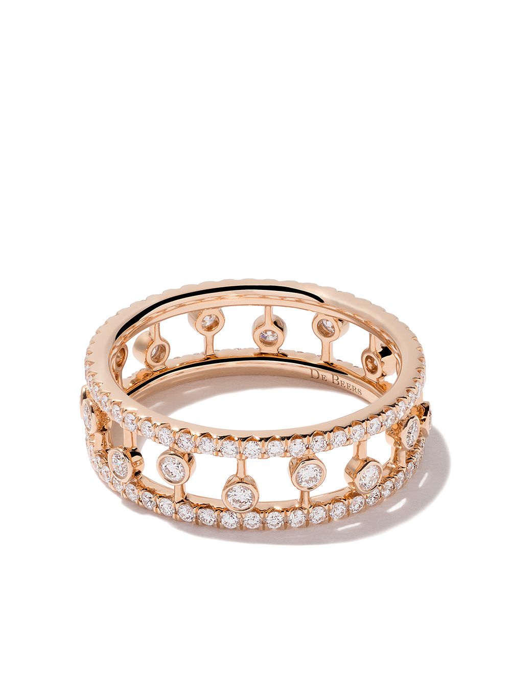 De Beers Jewellers Dewdrop钻石戒指 - 粉色