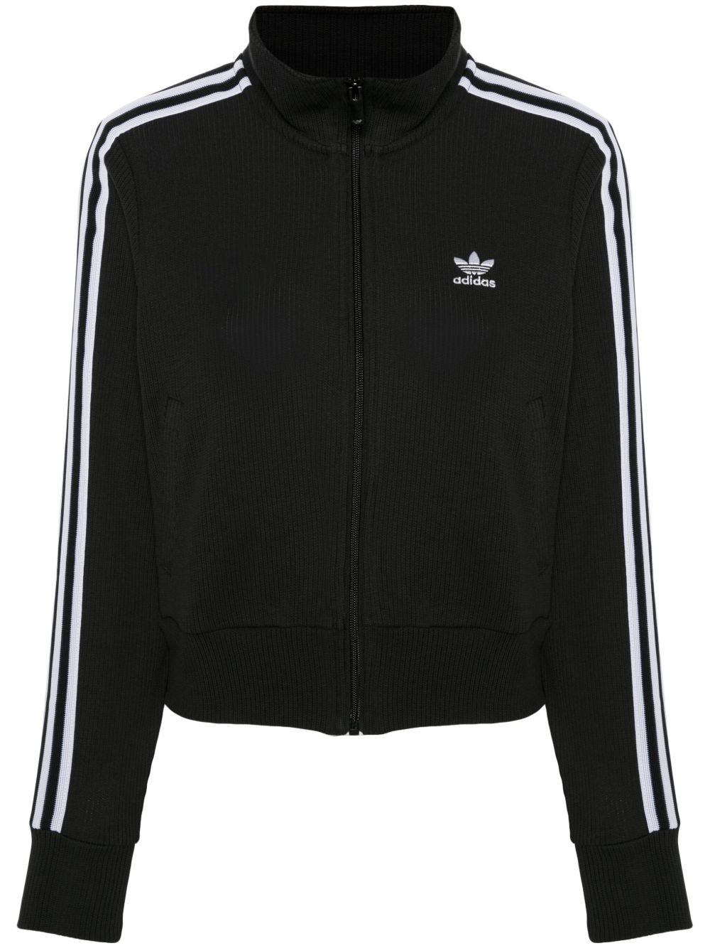 adidas 罗纹针织卫衣 - 黑色