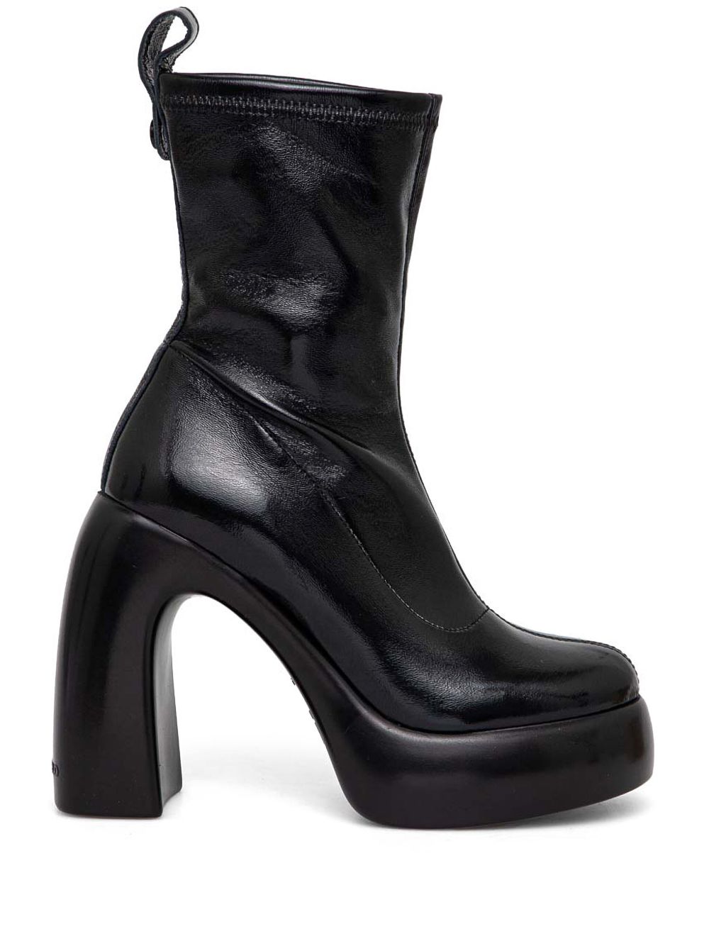 Karl Lagerfeld Astragon 高跟靴（12.5厘米） - 黑色