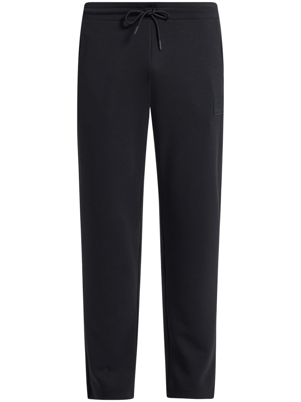 Ea7 Emporio Armani 标贴运动裤 - 黑色