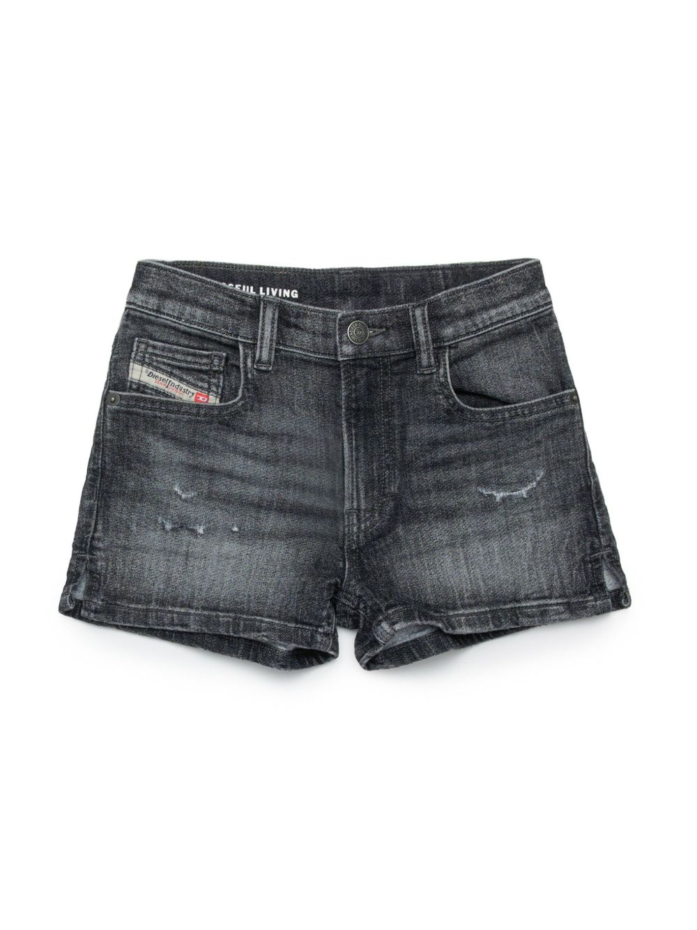 Diesel Kids 牛仔短裤 - 灰色