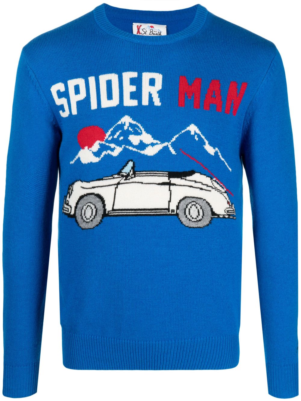 MC2 Saint Barth Spider Man 针织毛衣 - 蓝色