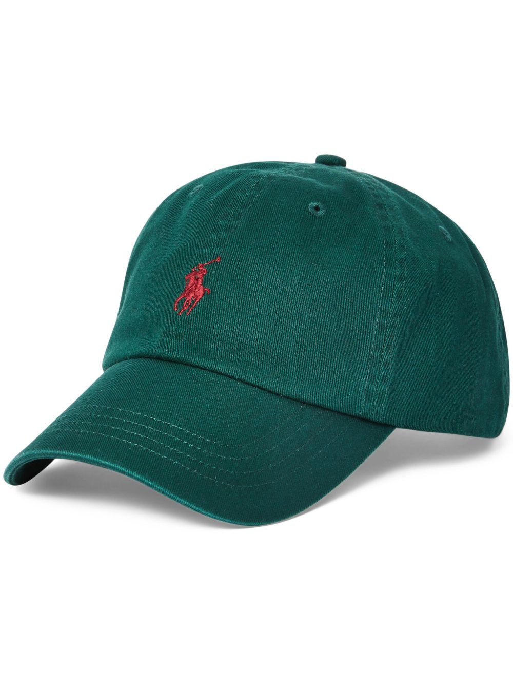 Polo Ralph Lauren Polo Pony 刺绣棉棒球帽 - 绿色