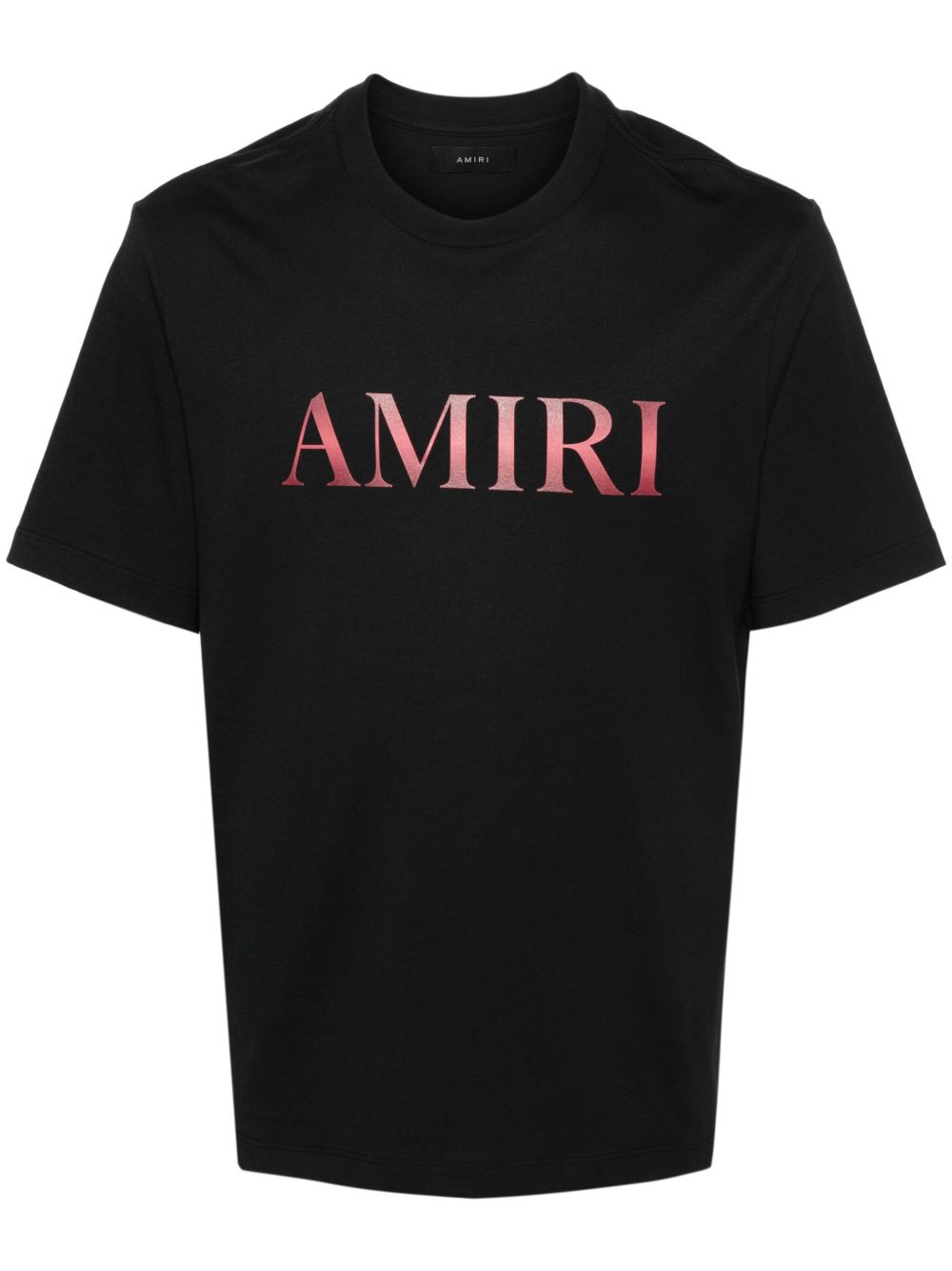 AMIRI logo印花棉T恤 - 黑色