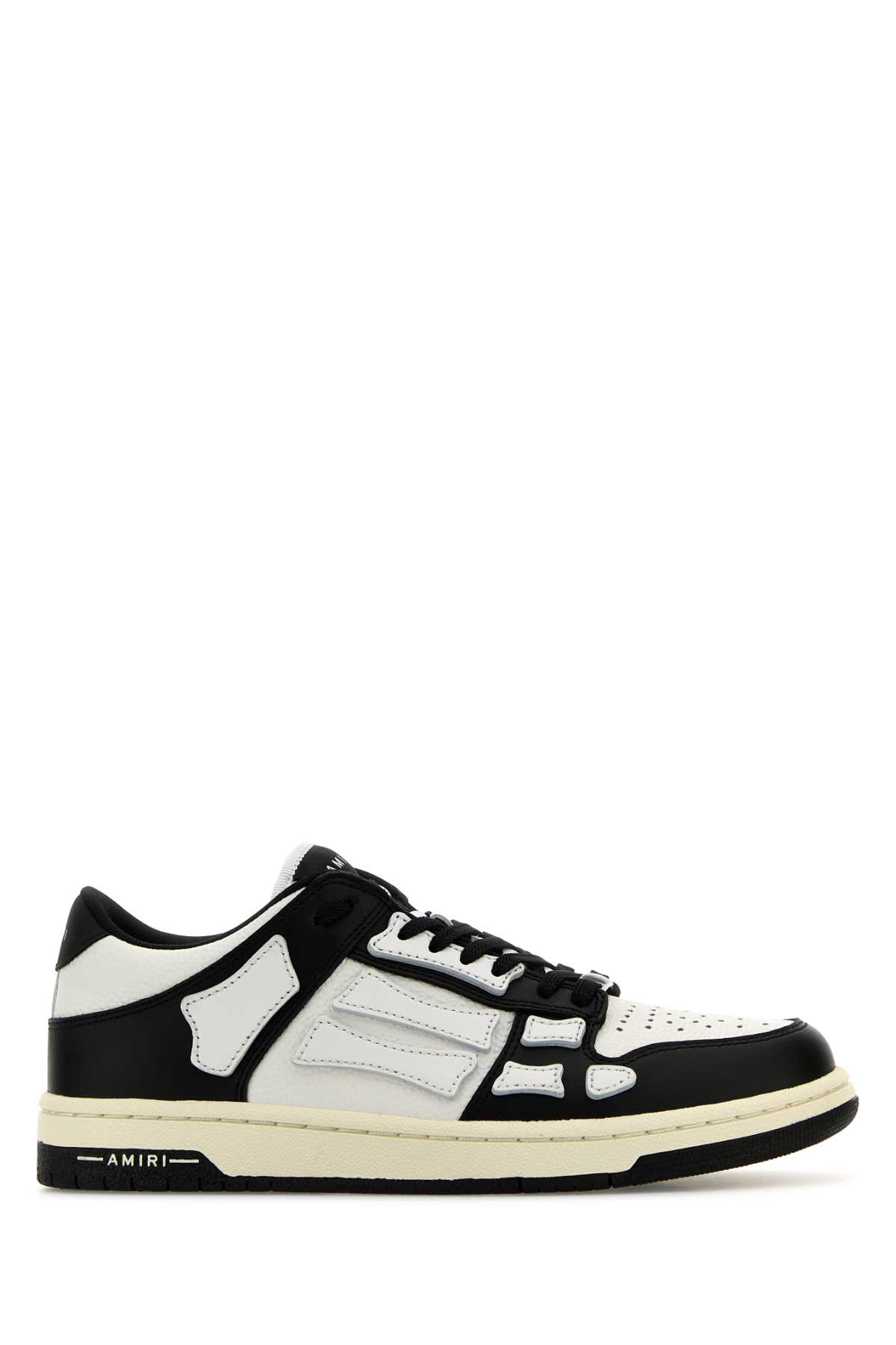 AMIRI Two-tone Leather Skel Sneakers