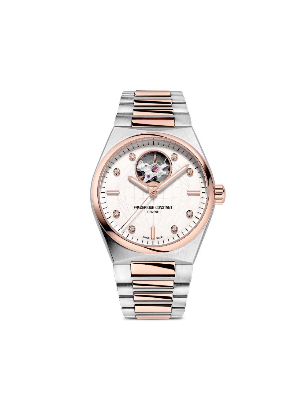 Frederique Constant Highlife Ladies Automatic Heart Beat 34毫米腕表 - 银色
