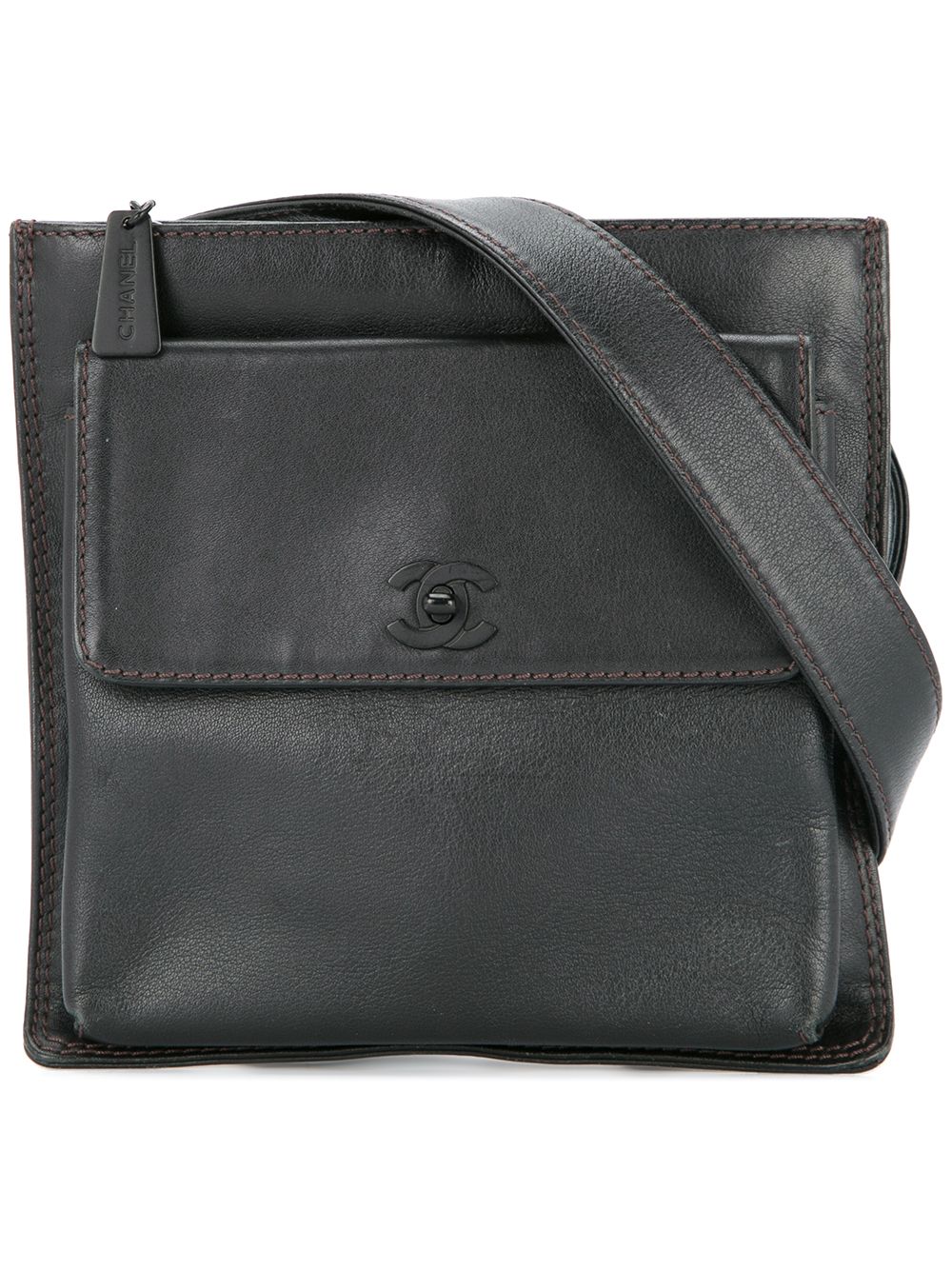 CHANEL Pre-Owned CC logo belt bag - 黑色