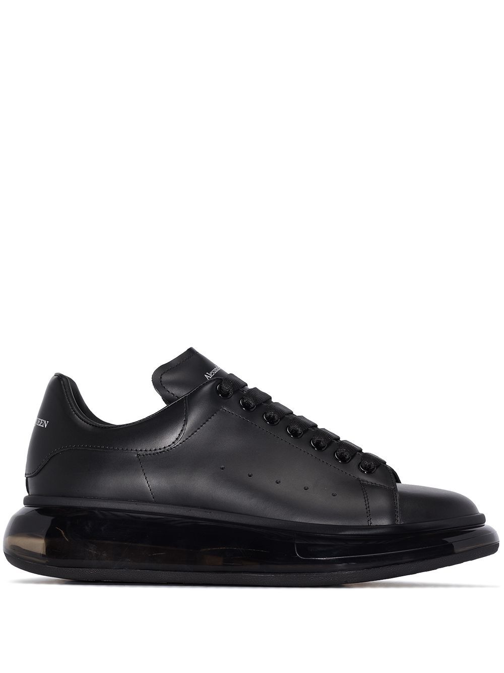 Alexander McQueen 亚历山大·麦昆 透明鞋底板鞋 - 黑色