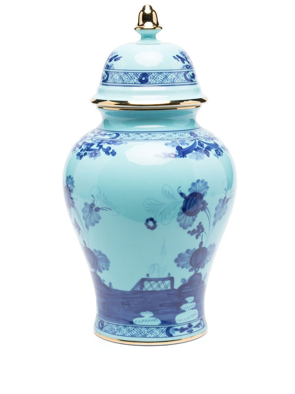 GINORI 1735 Oriente Italiano 装饰瓶（31厘米） - 蓝色