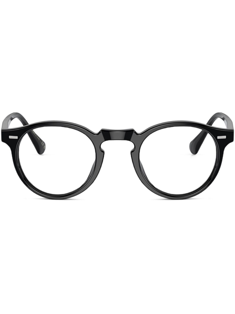 Oliver Peoples Gregory Peck Sun 圆框眼镜 - 黑色