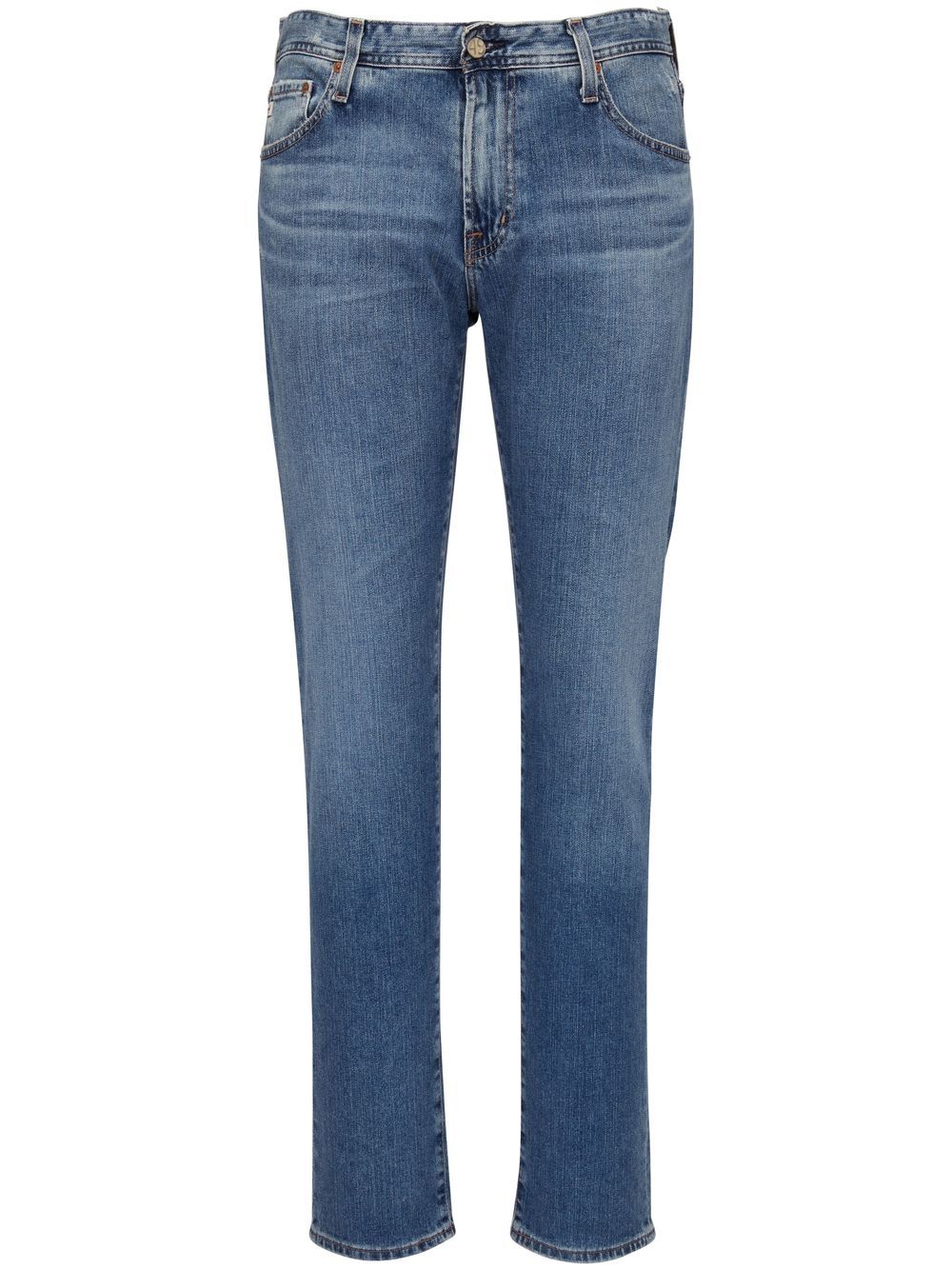 AG Jeans 石洗效果修身牛仔裤 - 蓝色