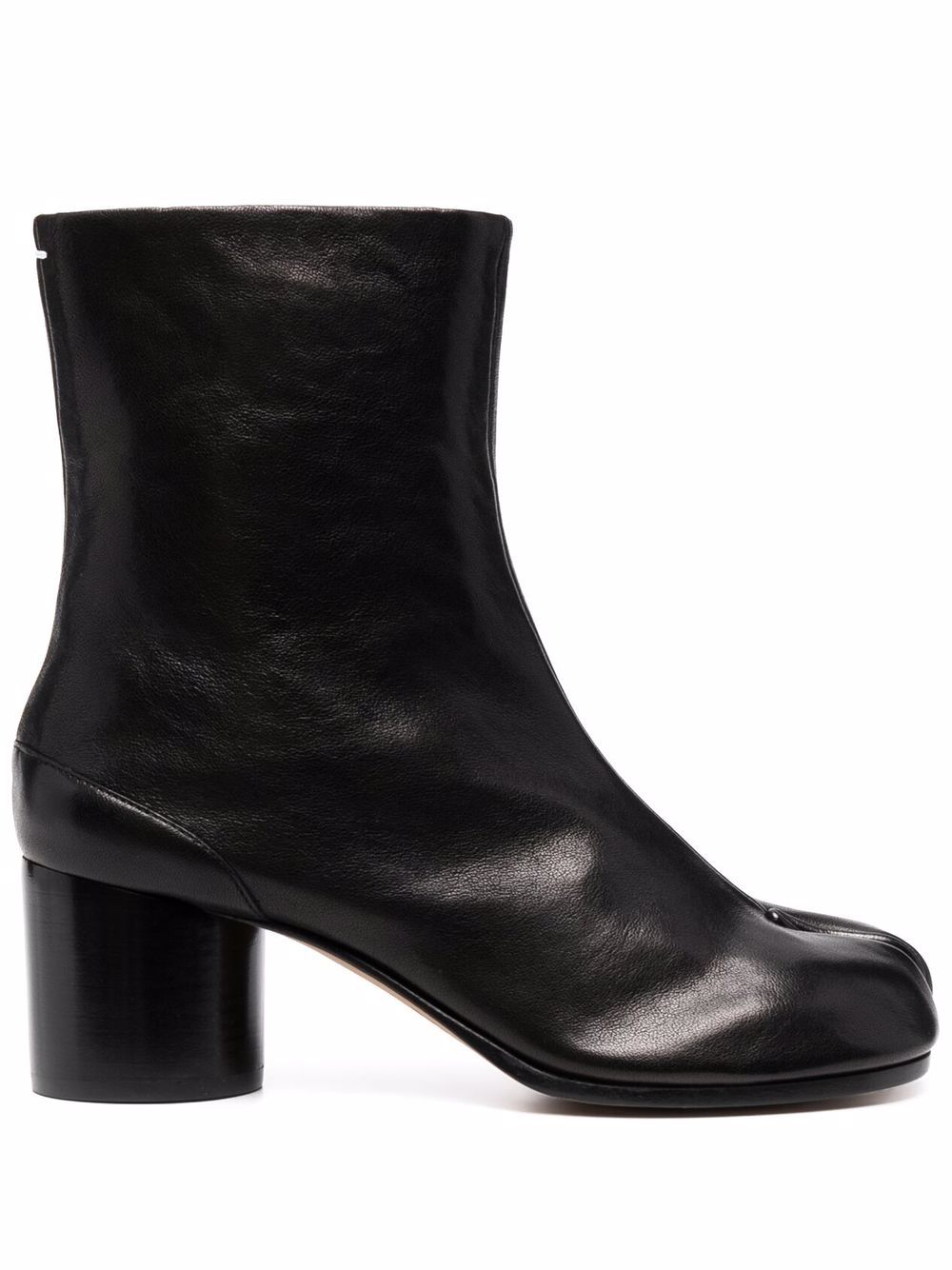 Maison Margiela Tabi 中跟及踝皮靴 - 黑色