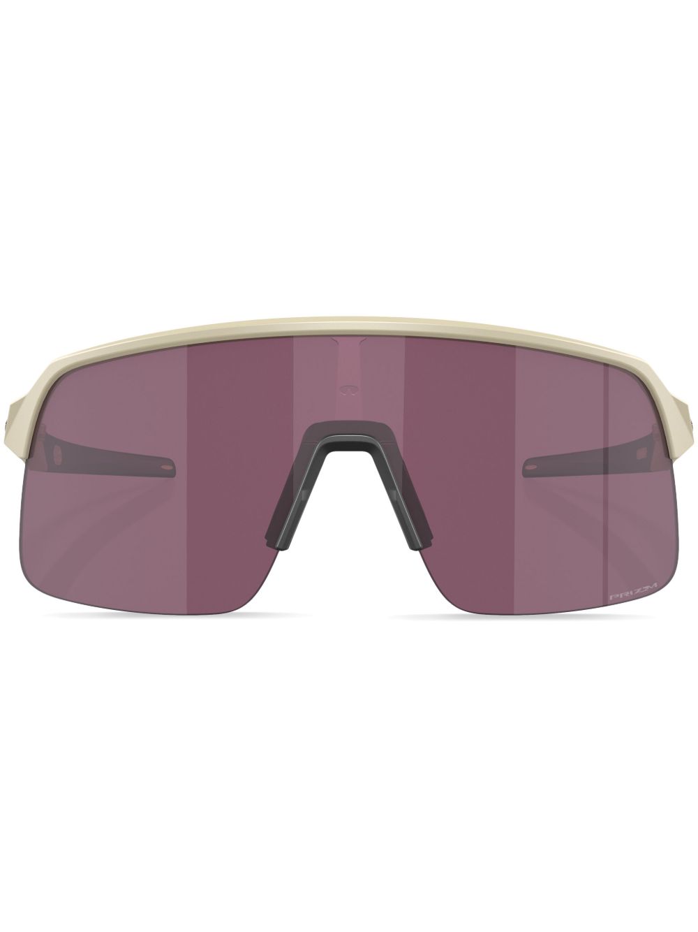 Oakley 对比护目镜造型太阳眼镜 - 褐色