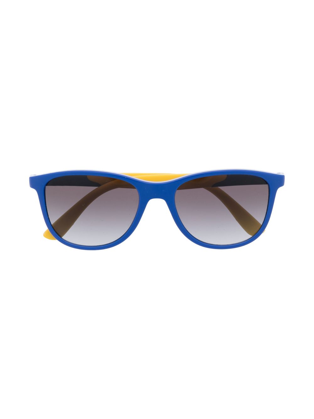 RAY-BAN JUNIOR 双色圆框太阳眼镜 - 蓝色