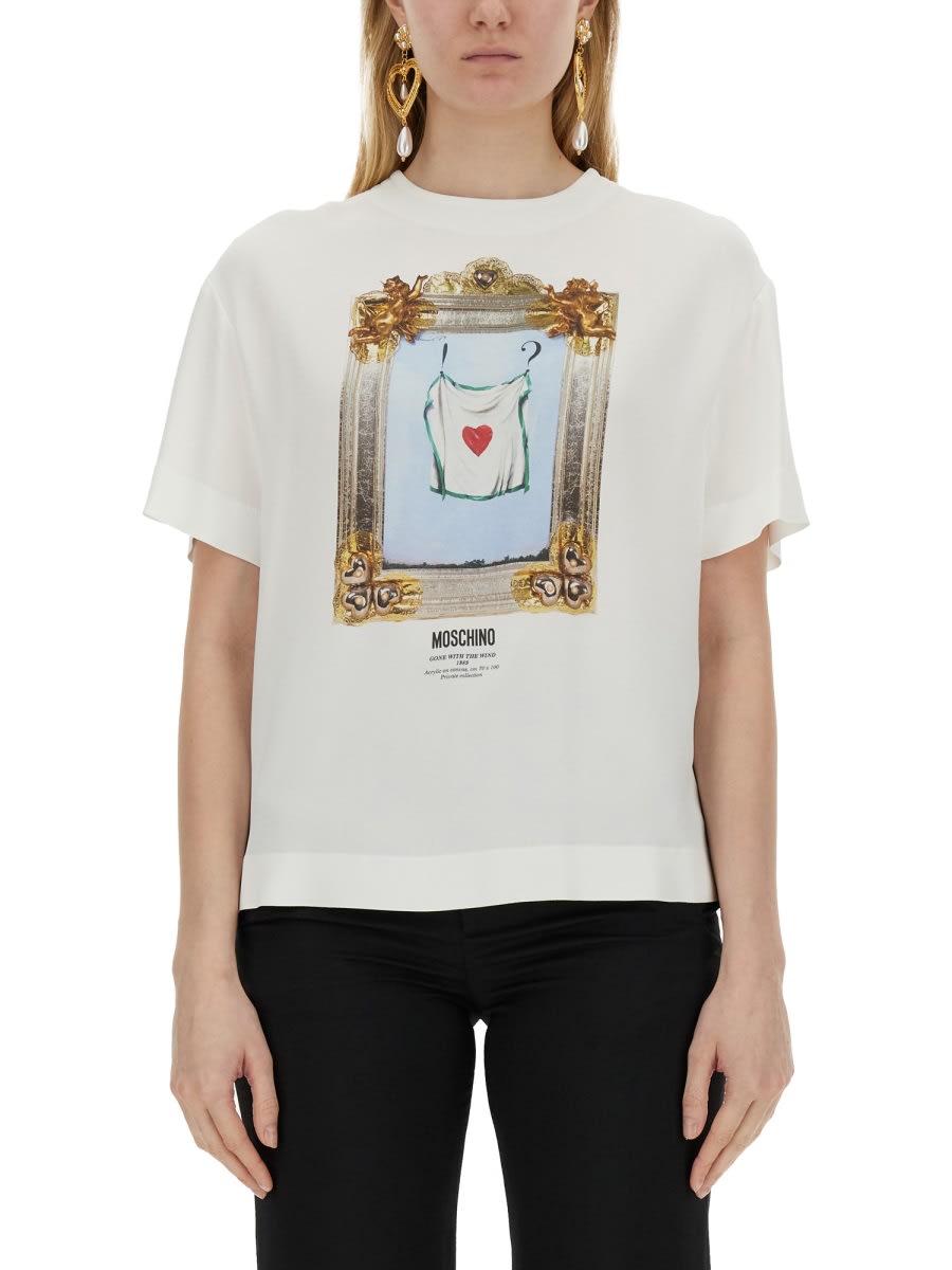Moschino 乱世佳人印花T恤