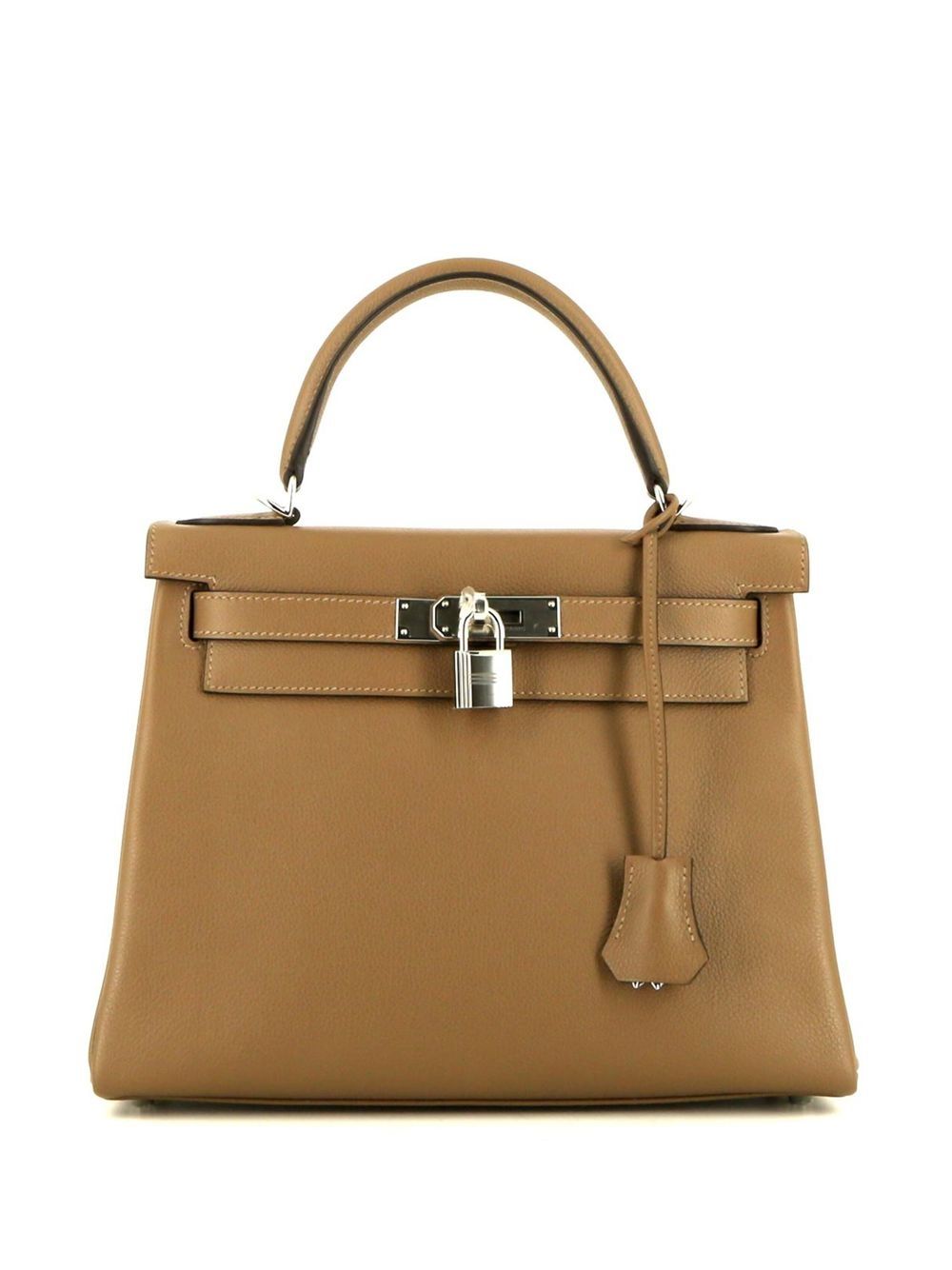 Hermès Pre-Owned Kelly 28 两用手提包（典藏款） - 褐色