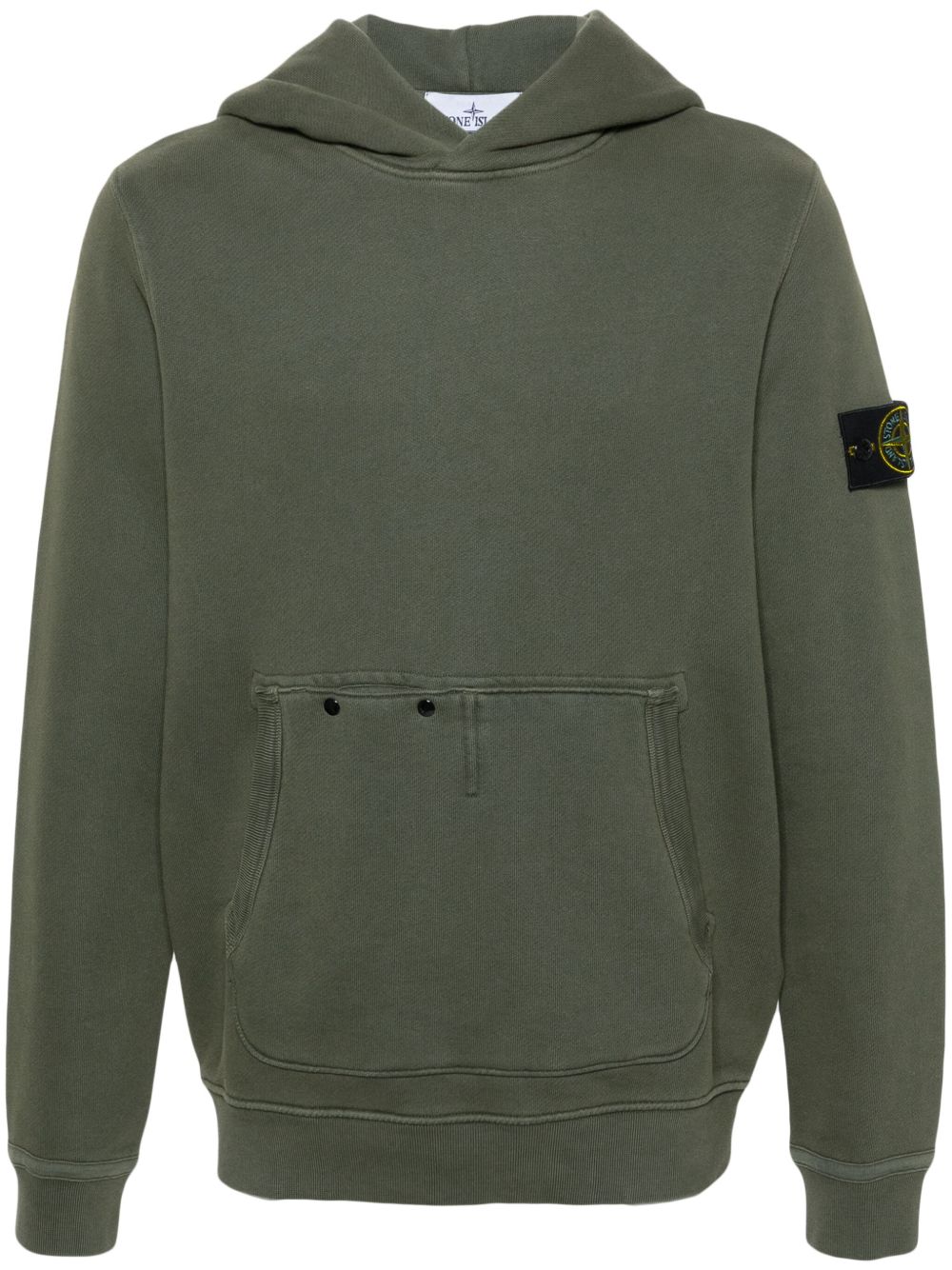 Stone Island 罗盘徽章连帽衫 - 绿色