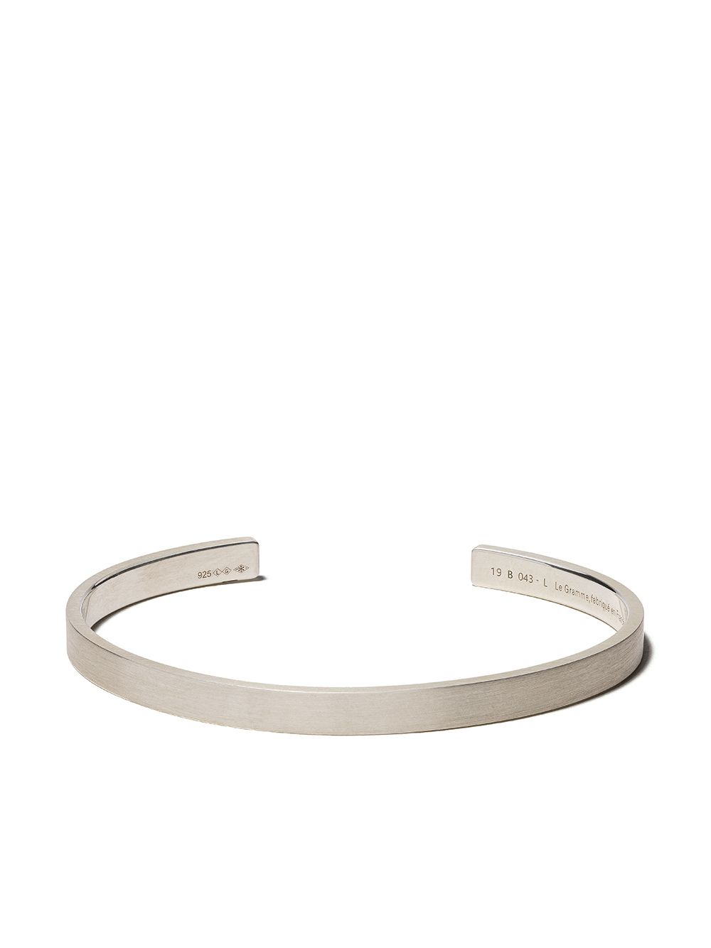 Le Gramme 15 Grams Ribbon 手链 - 银色