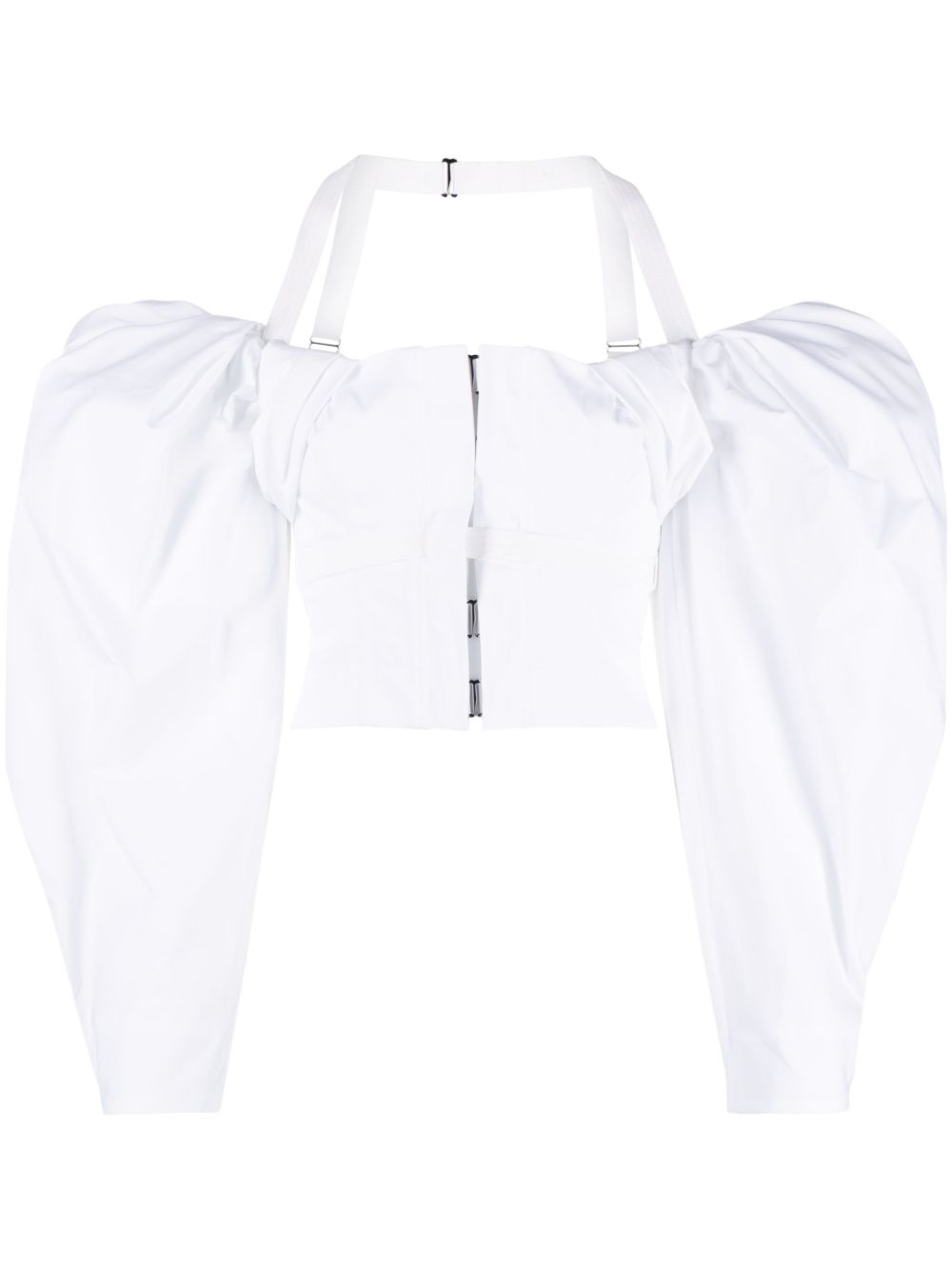 Jacquemus Le Haut Taffetas 罩衫 - 白色