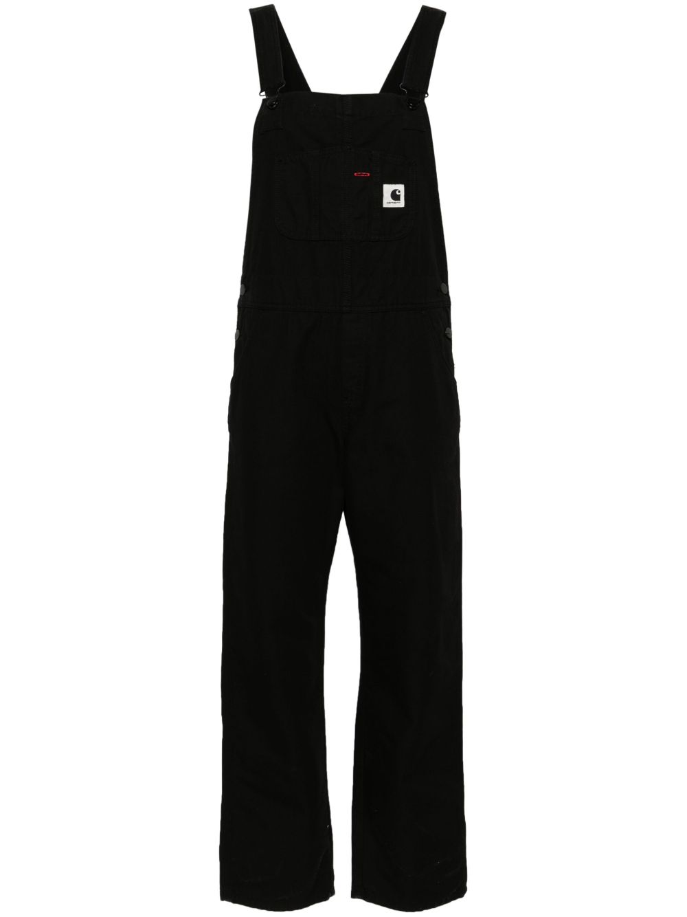 Carhartt WIP Hubbard 棉背带裤 - 黑色