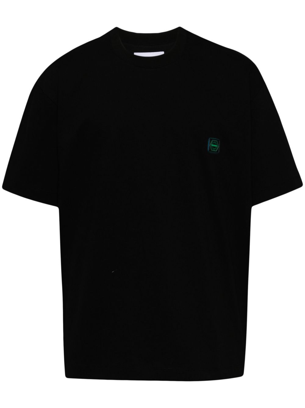 SOLID HOMME Cubic Typography T恤 - 黑色