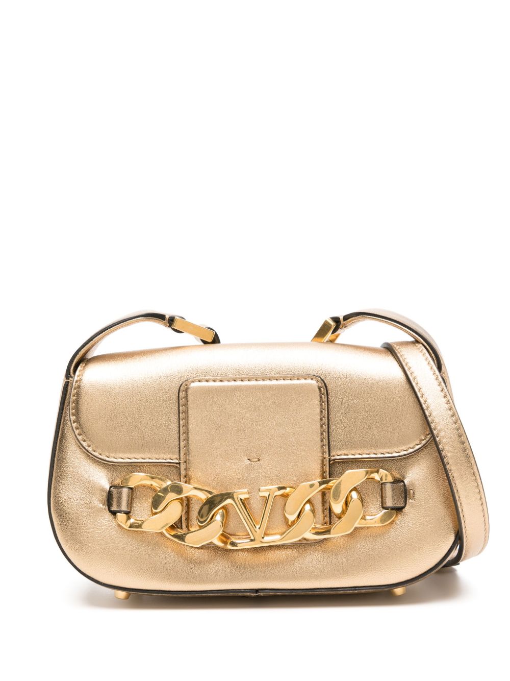 Valentino Garavani Pre-Owned VLogo Signature 单肩包 - 金色