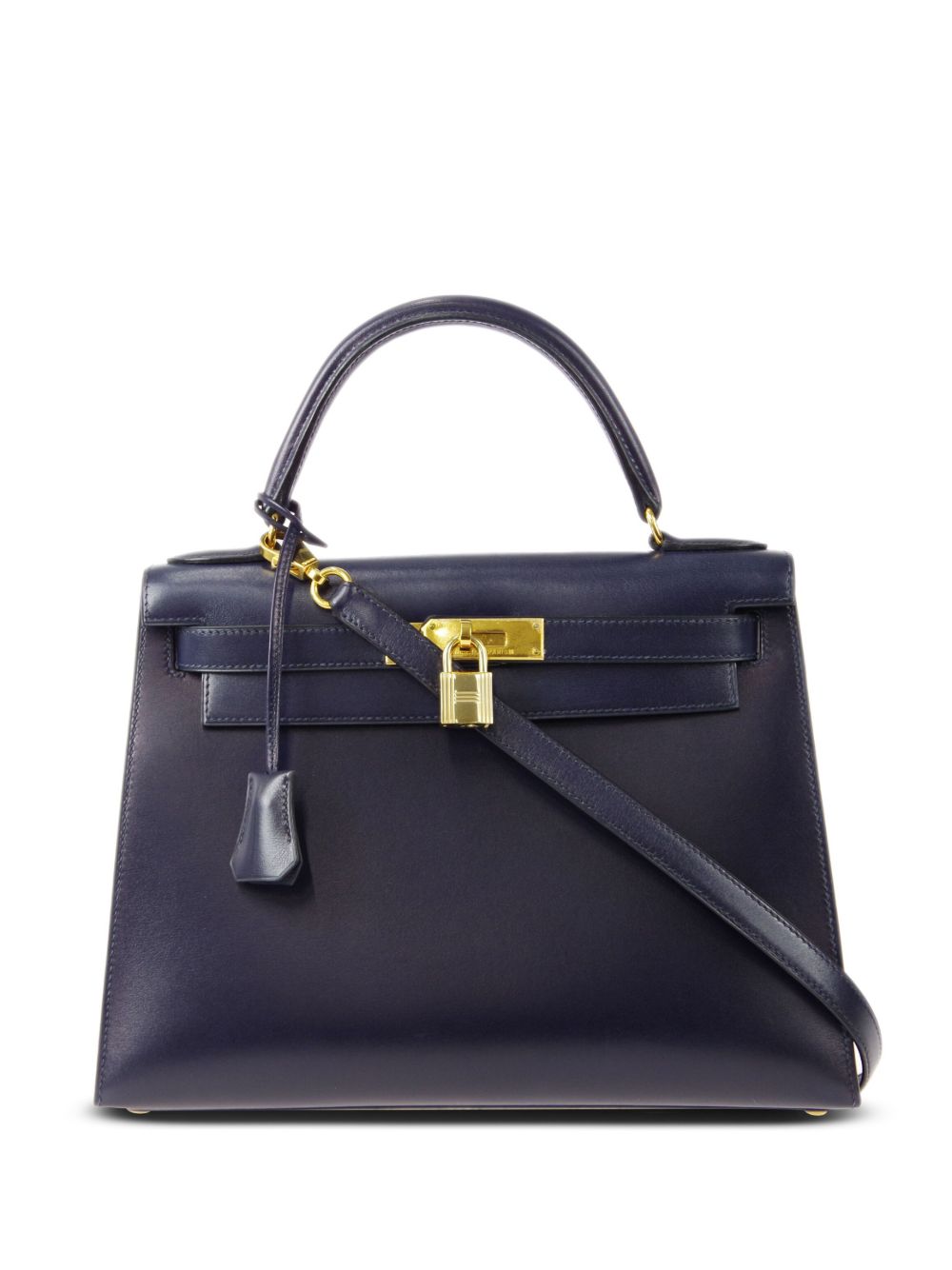 Hermès Pre-Owned Kelly 28 手提包（1999年典藏款） - 蓝色