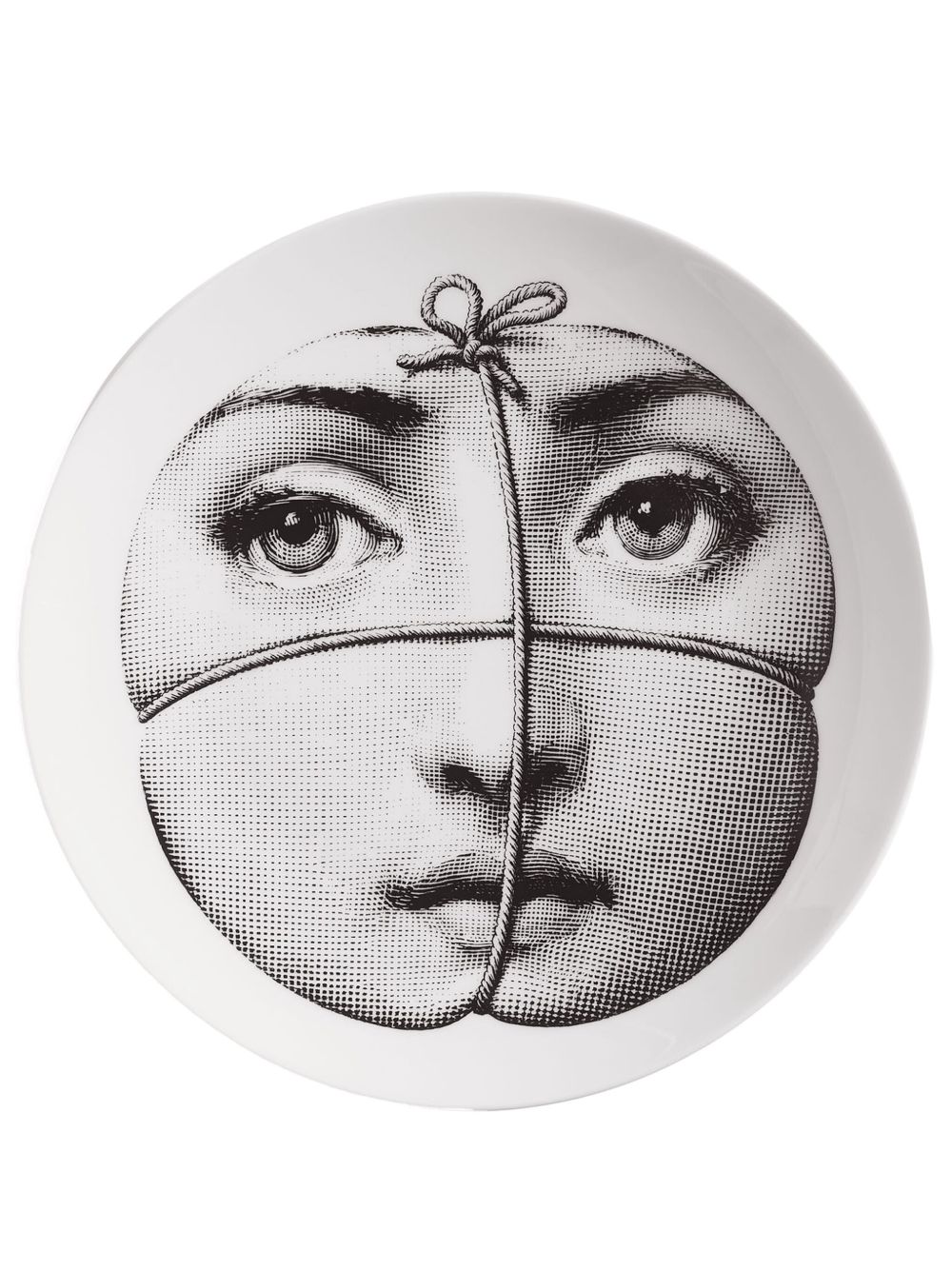 Fornasetti Tema E Variazioni 陶瓷餐盘（26厘米） - 白色