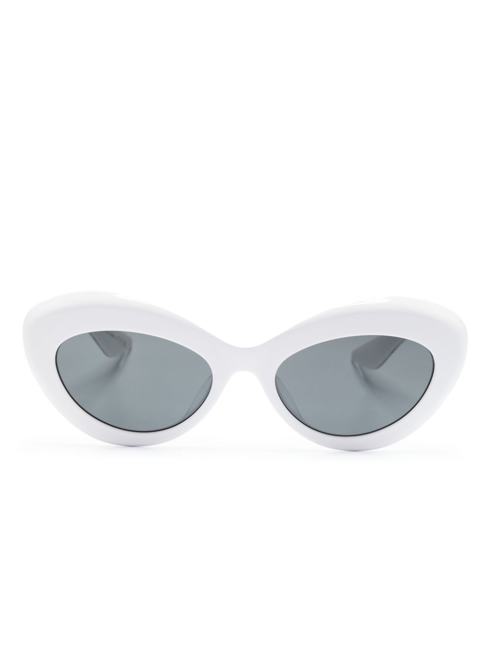 Oliver Peoples 1968C 猫眼框太阳眼镜 - 白色