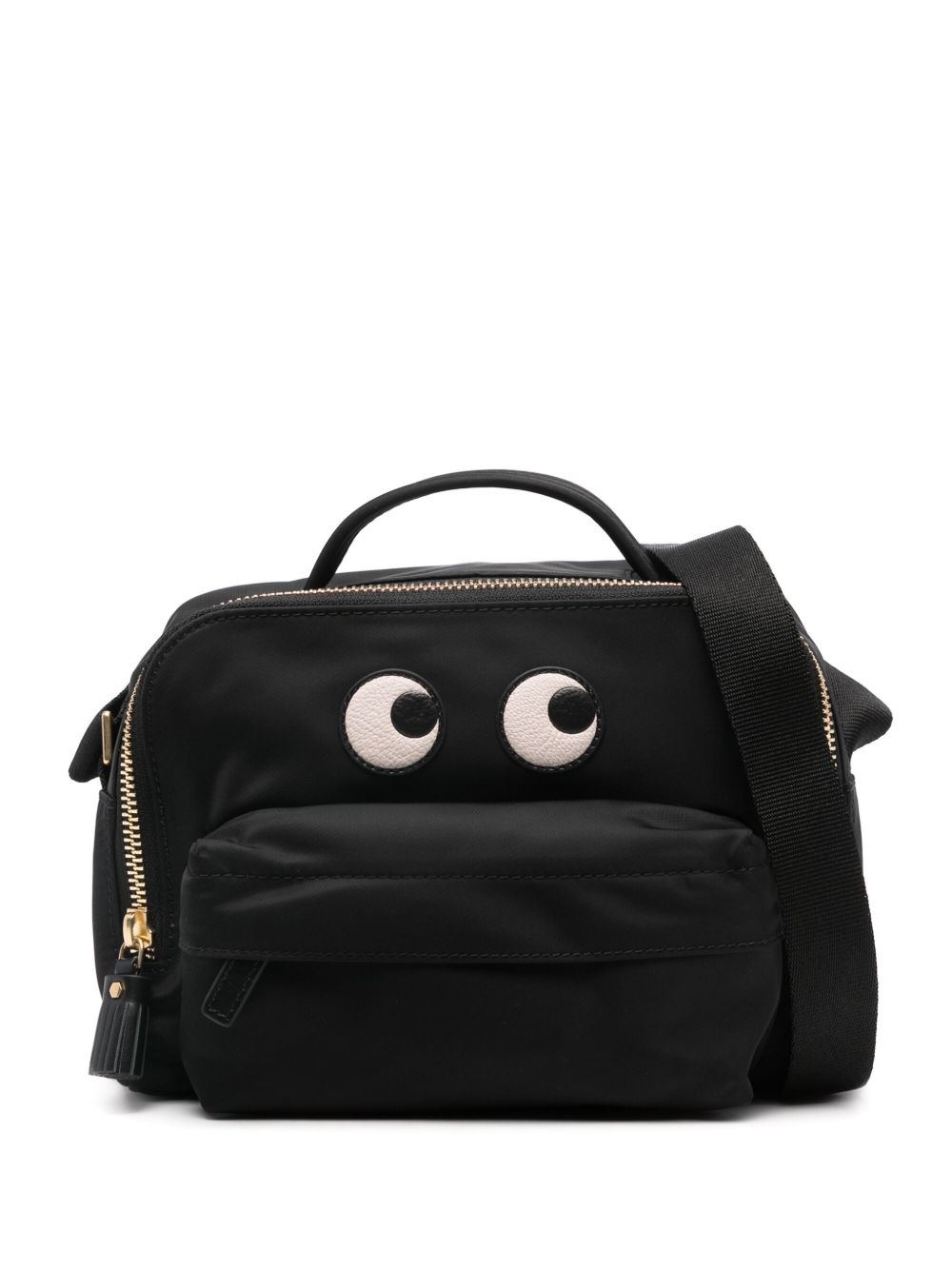 Anya Hindmarch Eyes 贴花斜挎包 - 黑色